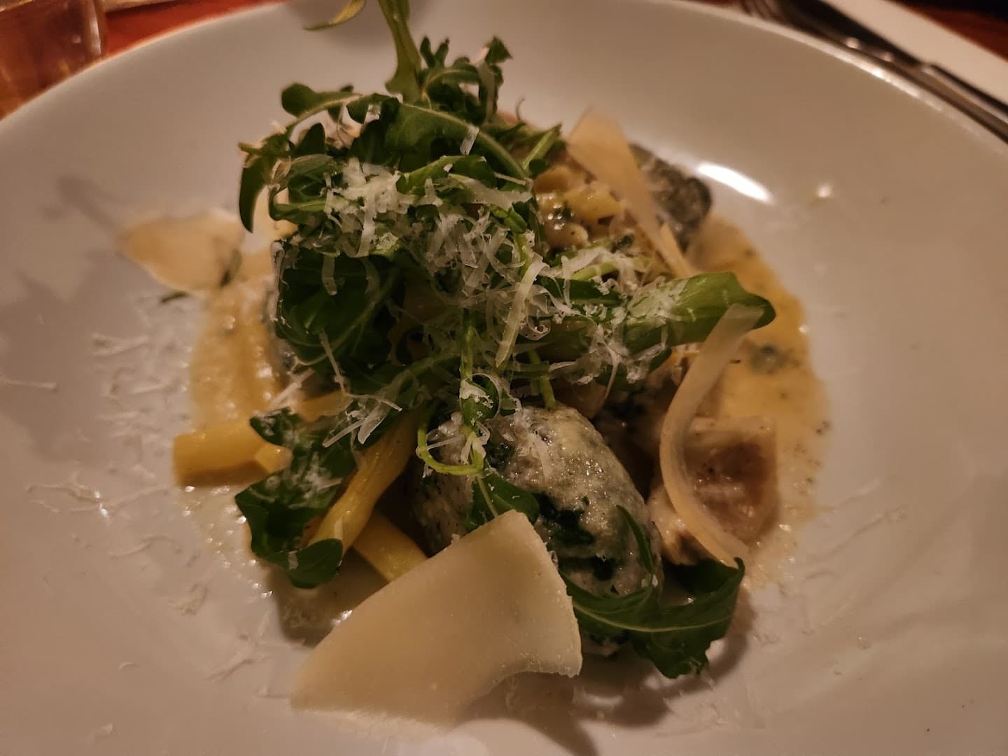 Pappardelle mushroom pasta at The Duke of Richmond, Hackney, London