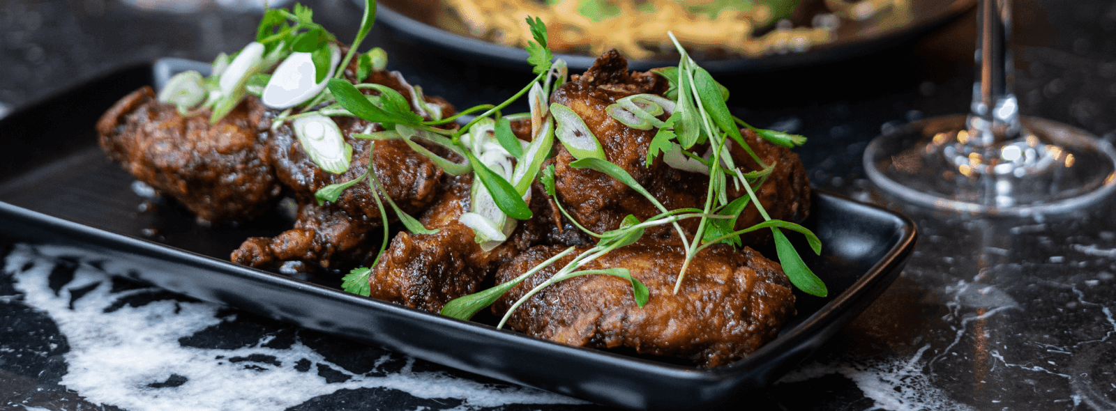 Glazed chicken wings at Bread Street Kitchen & Bar - St Paul's, London