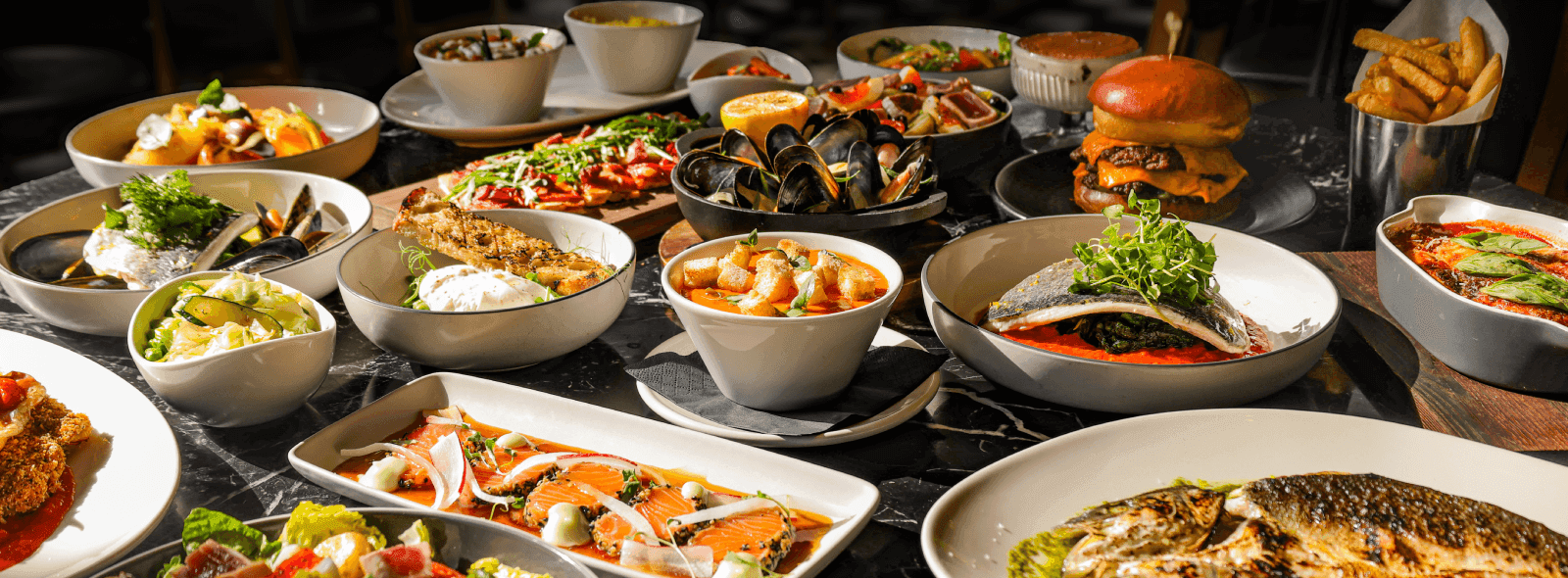 Seafood spread at Bread Street Kitchen & Bar - St Paul's, London