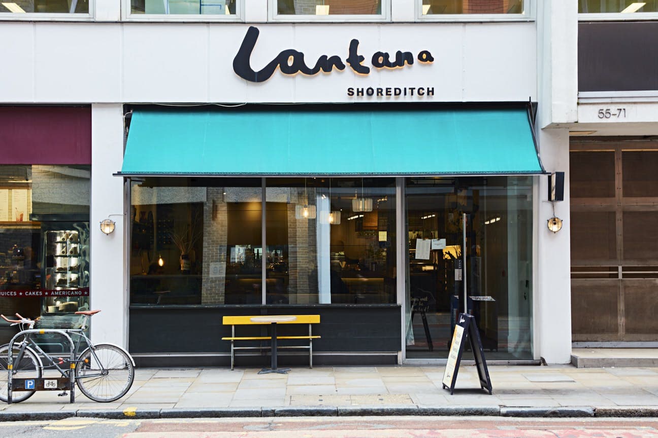 Front facade at Lantana Shoreditch, London