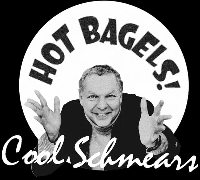 Hot Bagels branding logo at It's Bagels Notting Hill, London