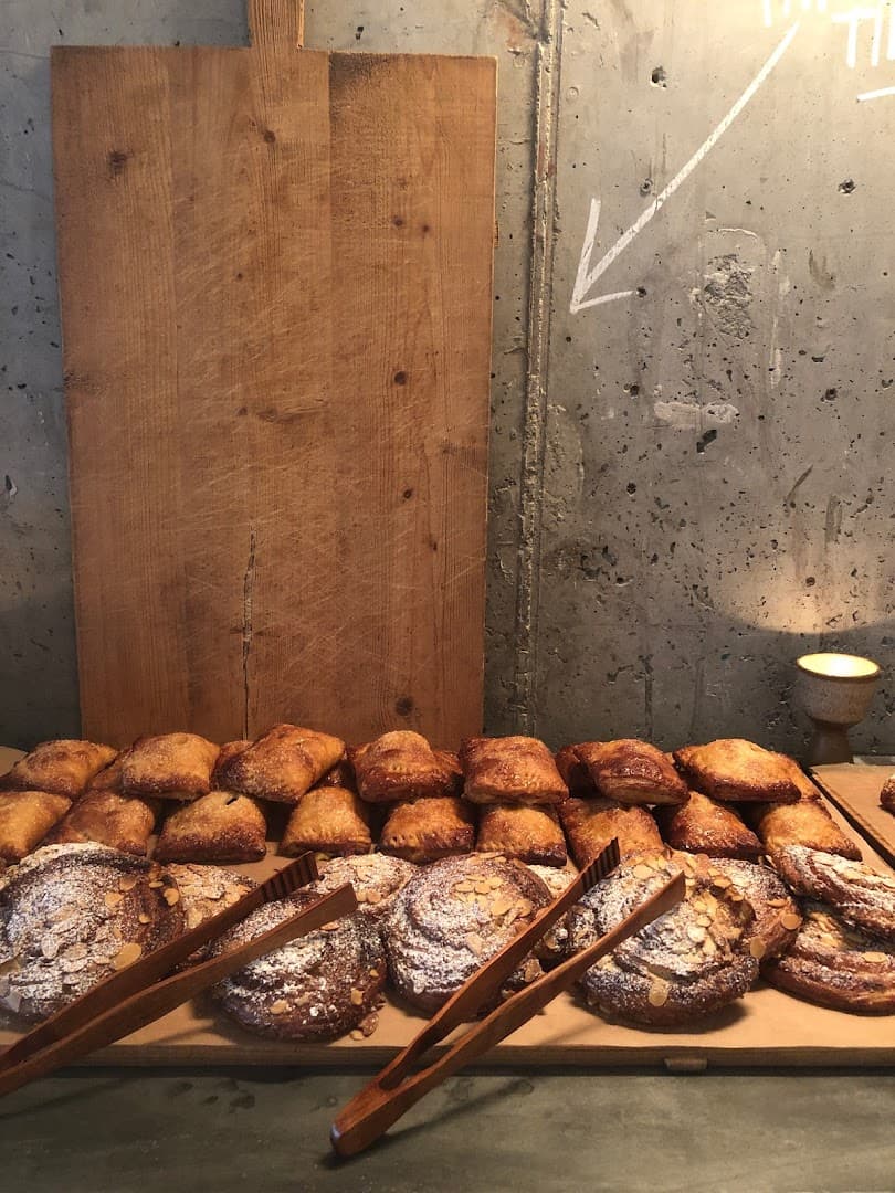 Bakery pastry display at Jolene Bakery & Restaurant, London