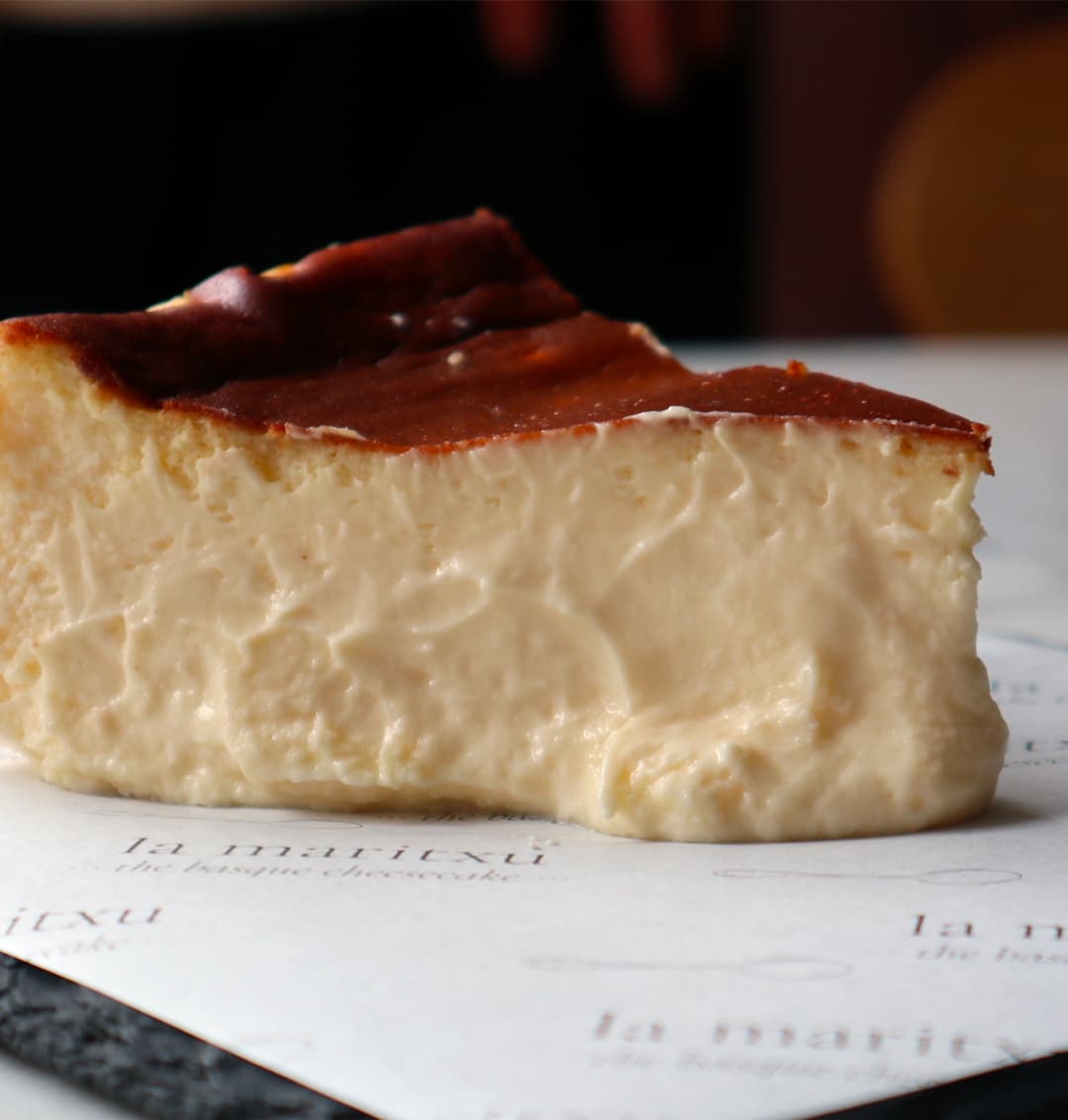 Basque cheesecake at Mercato Mayfair, London