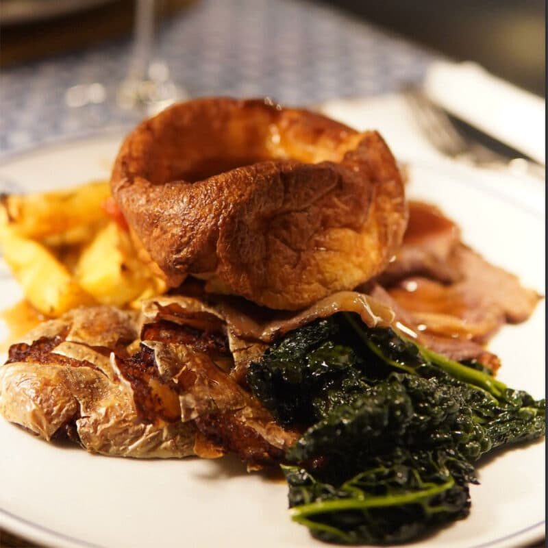 Sunday roast dinner at Mercato Mayfair, London