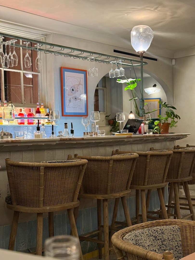 Bar area at 123V Browns, London