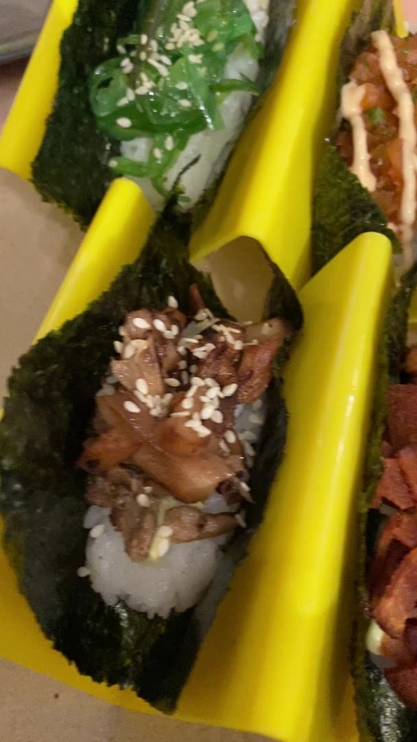 Hand roll sushi selection at 123V Browns, London