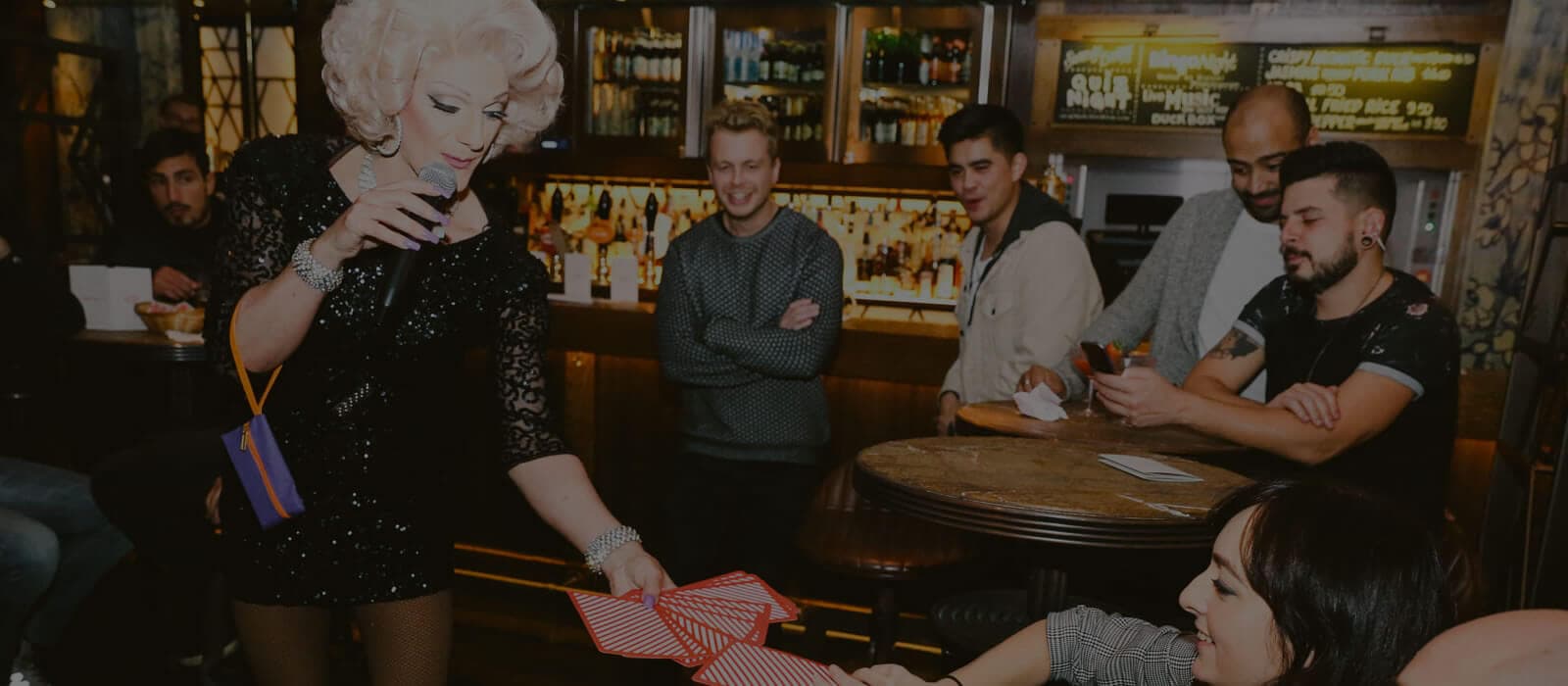 Entertainment night at The Duck and Rice, London