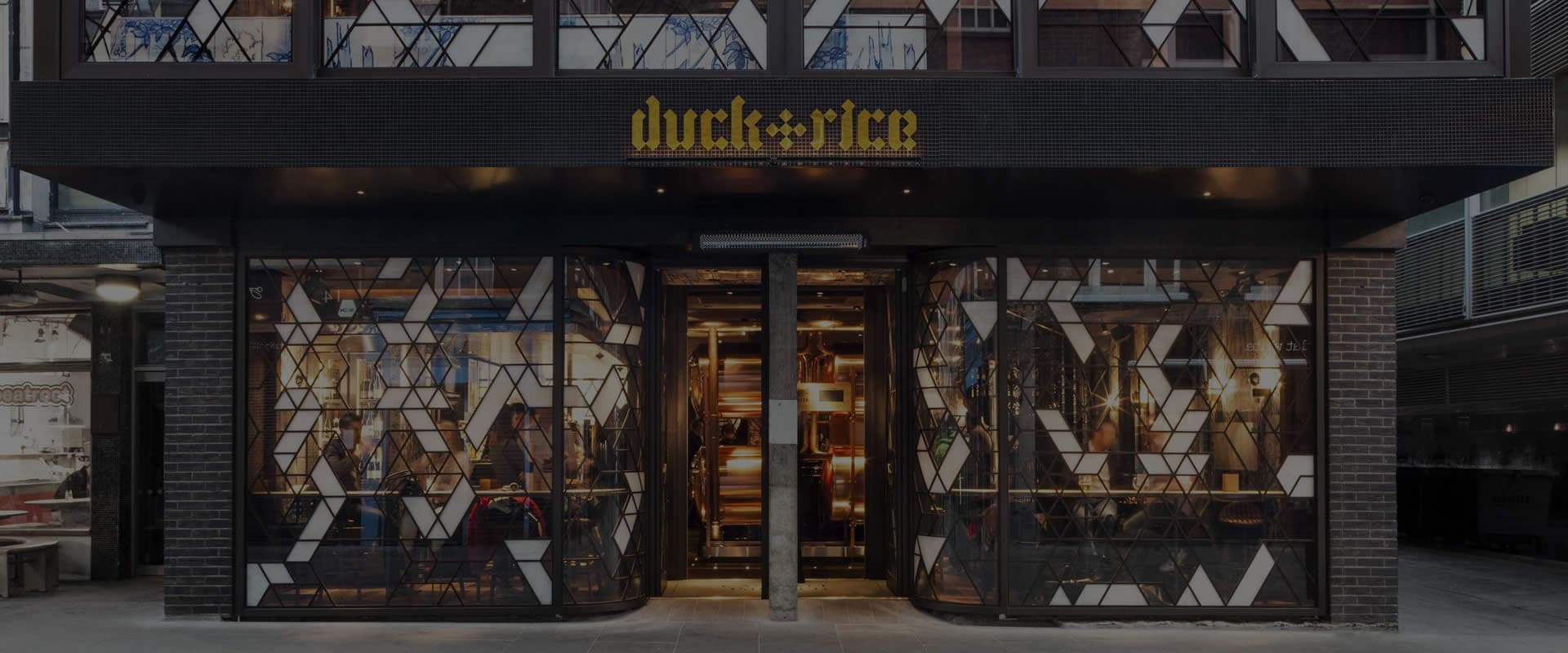 Front facade at The Duck and Rice, London