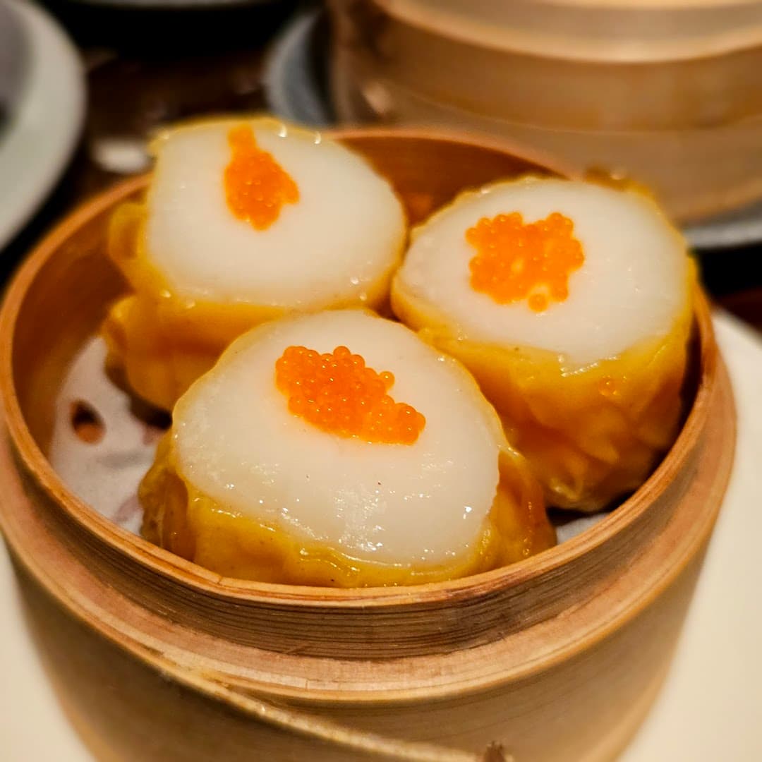 Siu mai dumplings at The Duck and Rice, London