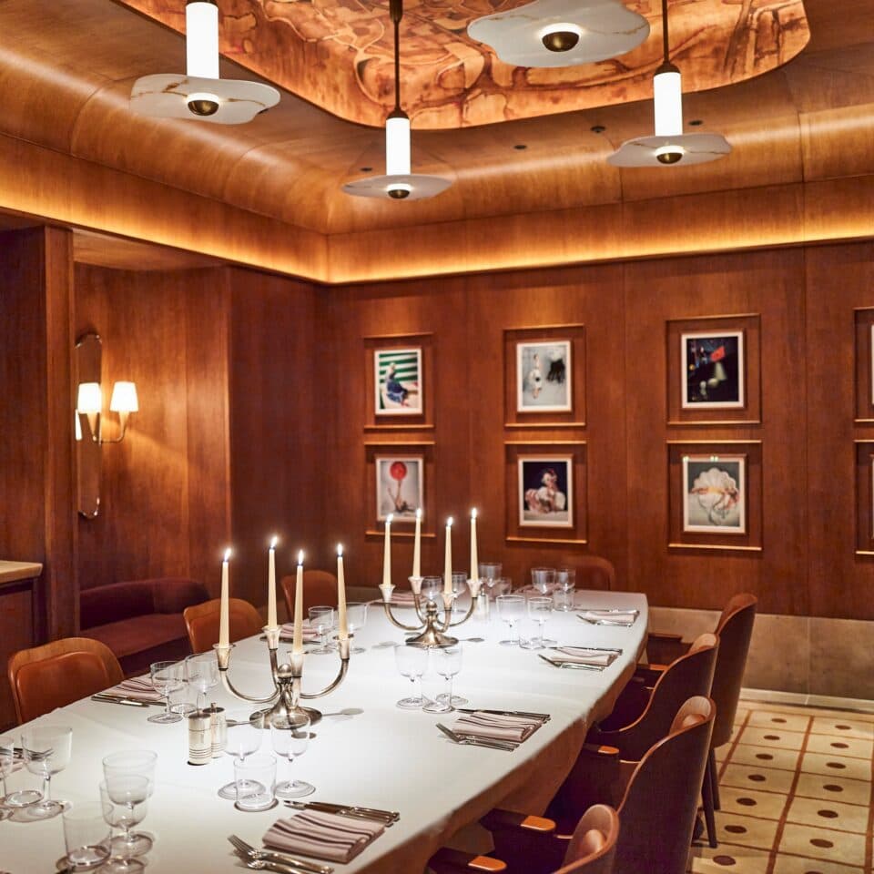 Private dining room at The Park, London