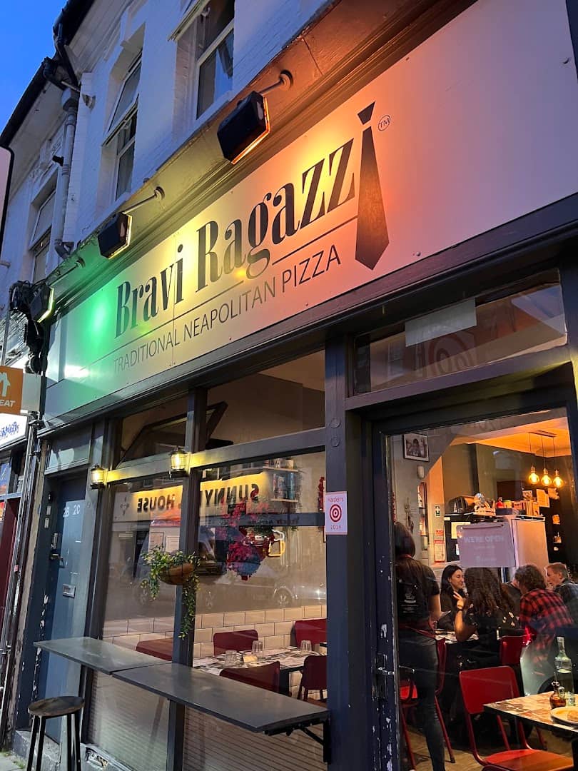 Front facade at Bravi Ragazzi, London