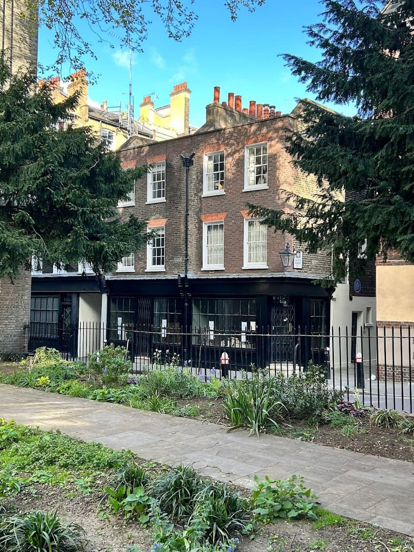 Front facade and garden at Cloth, London