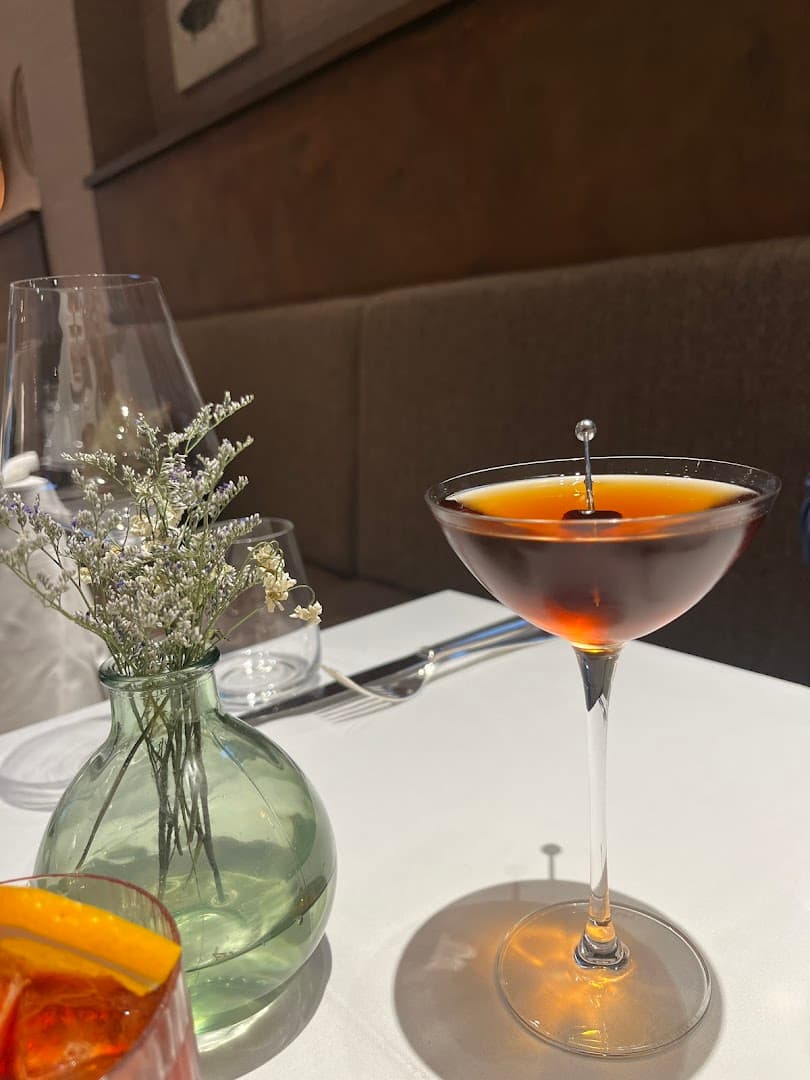 Cocktail table setting at Origin City, London