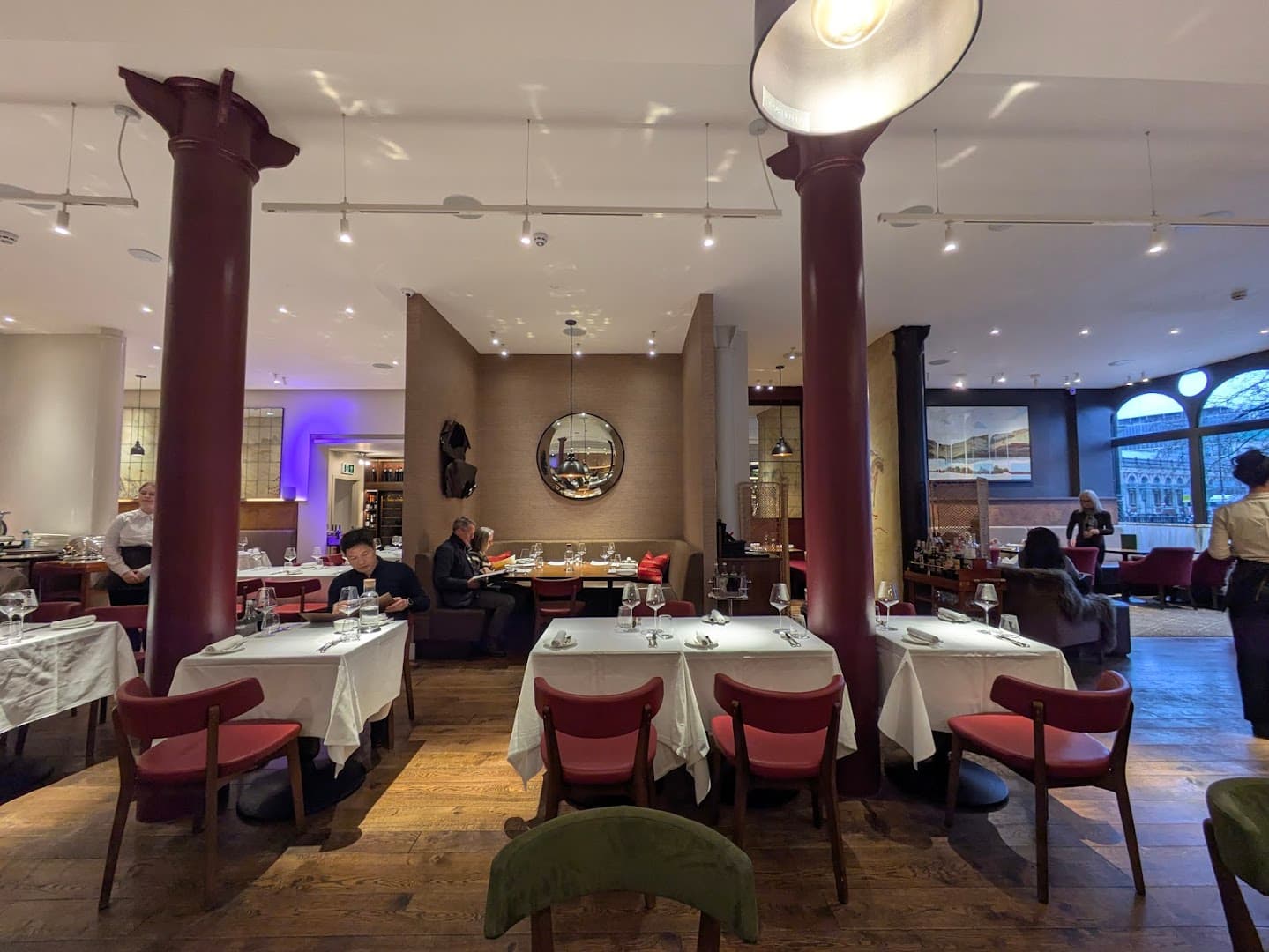 Main dining room at Origin City, London