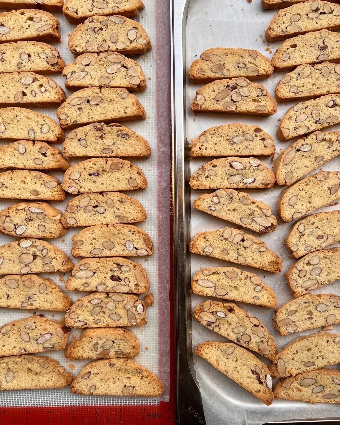 Almond biscotti at Potter & Reid, London