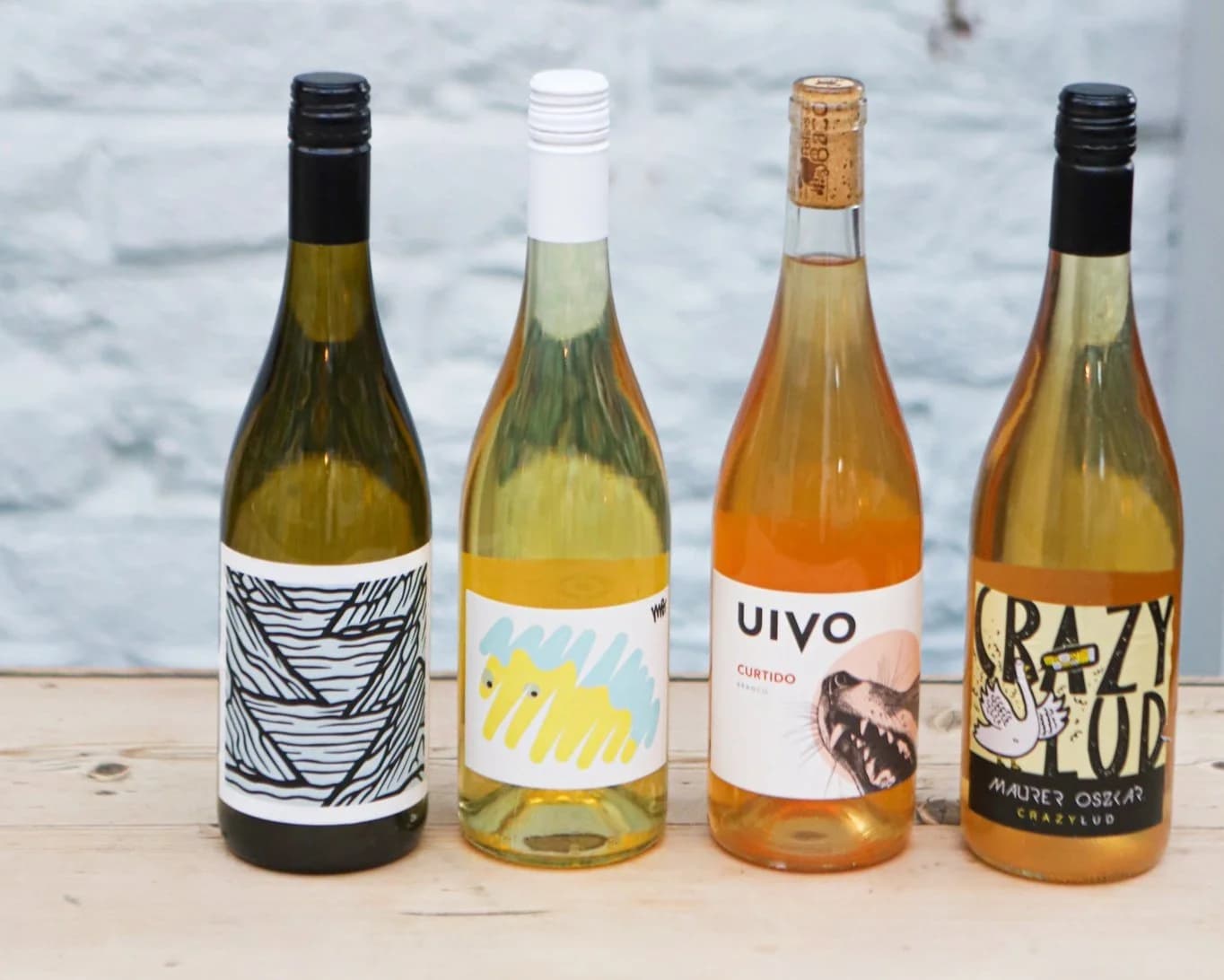 Organic wine selection at The Duke Organic, London