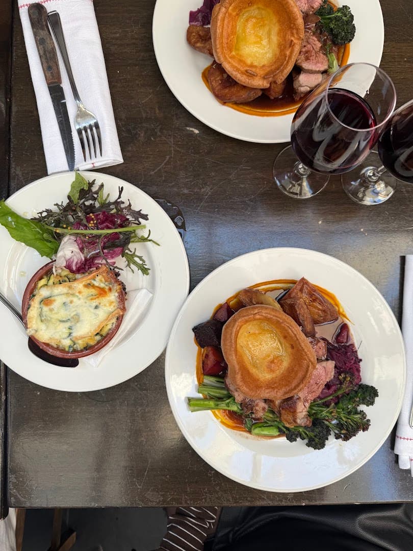 Sunday roast dinner at The Duke Organic, London
