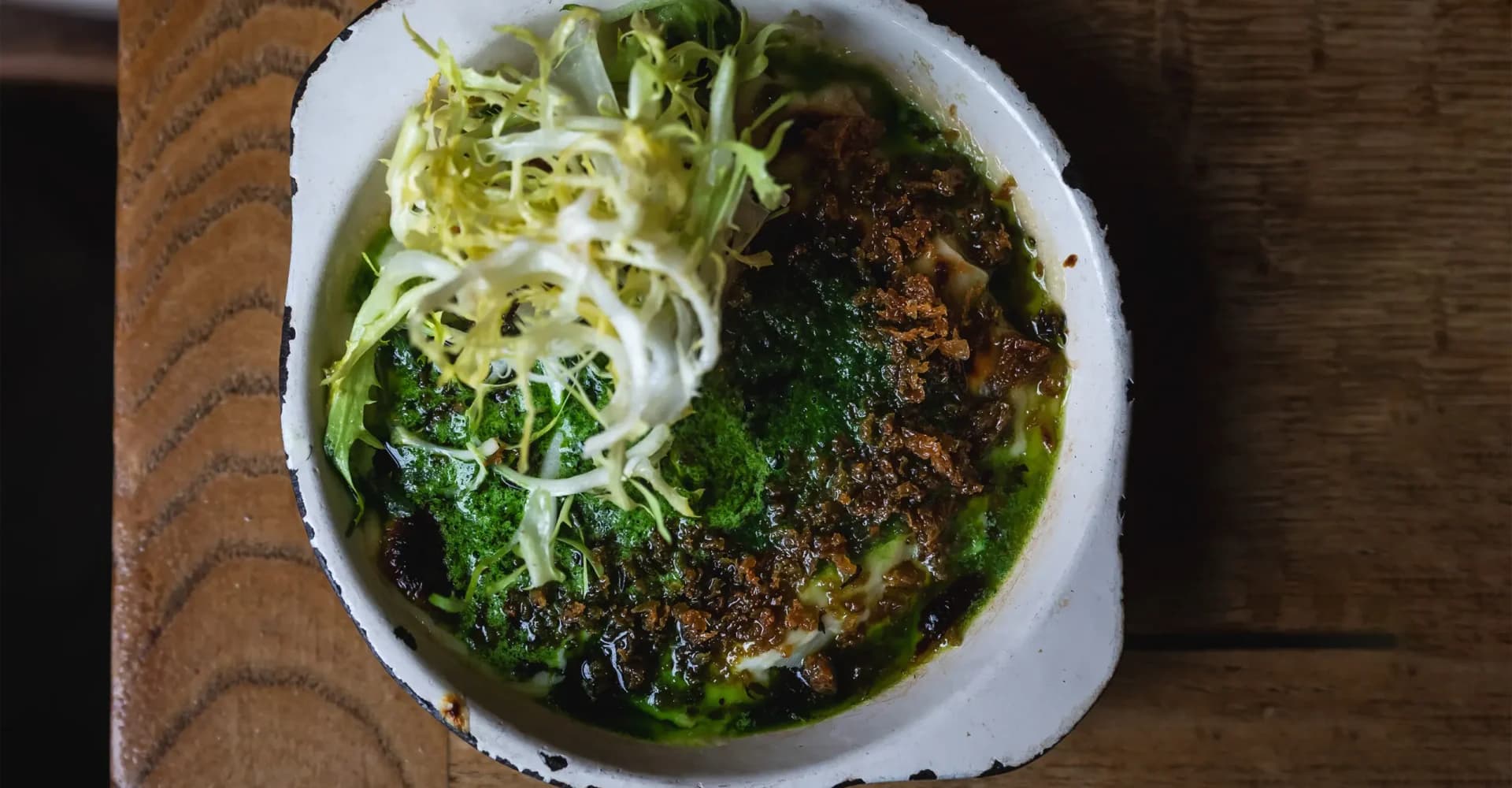 Noodle soup bowl at Canton Arms, London