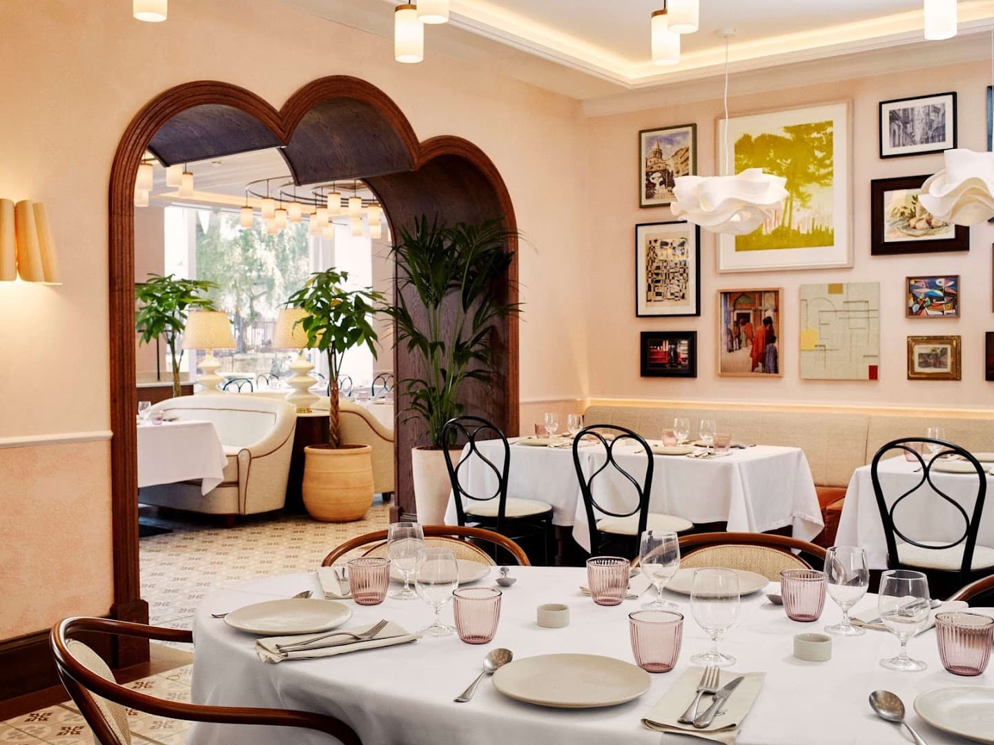 Main dining room at LEYDI, London