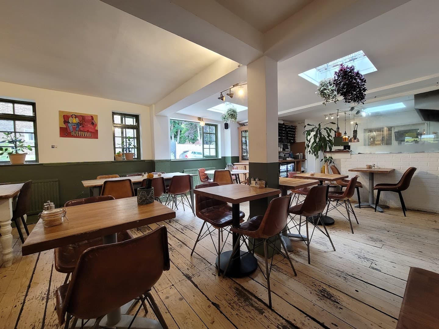 Main dining area at Archie's, London