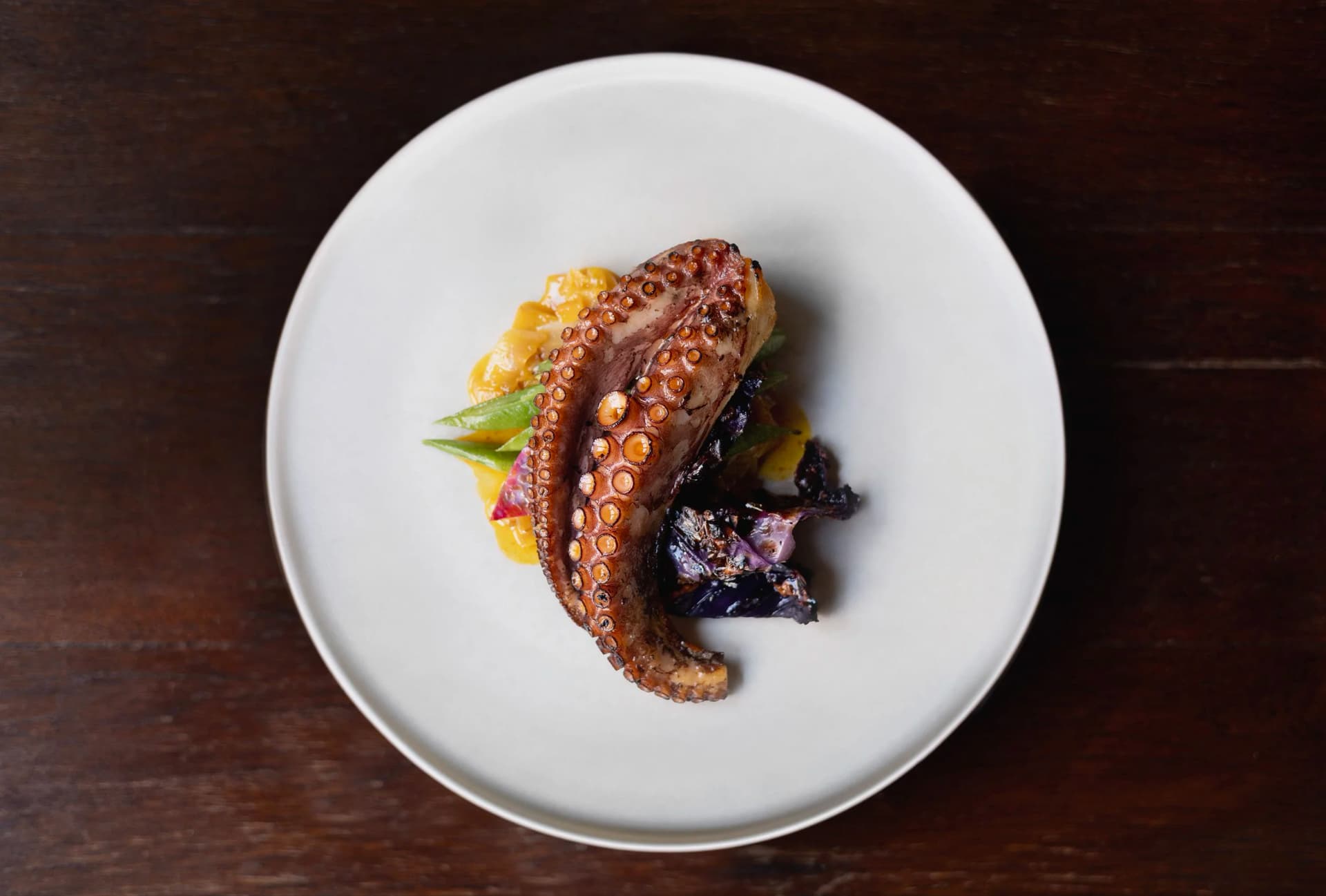 Grilled octopus dish at LIMA Shoreditch, London