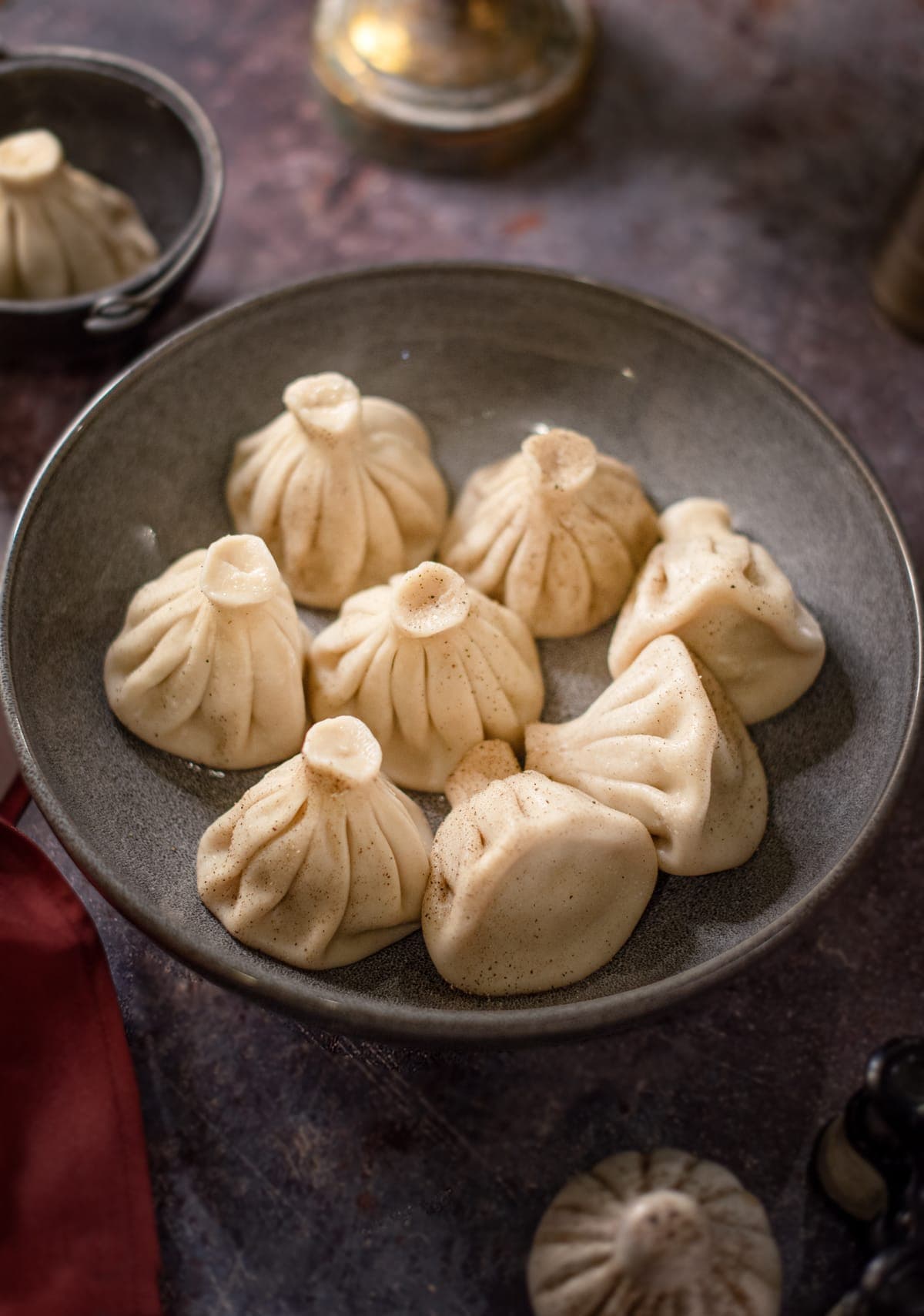 Khinkali Georgian dumplings at Kartuli - Georgian Restaurant in East Dulwich, London