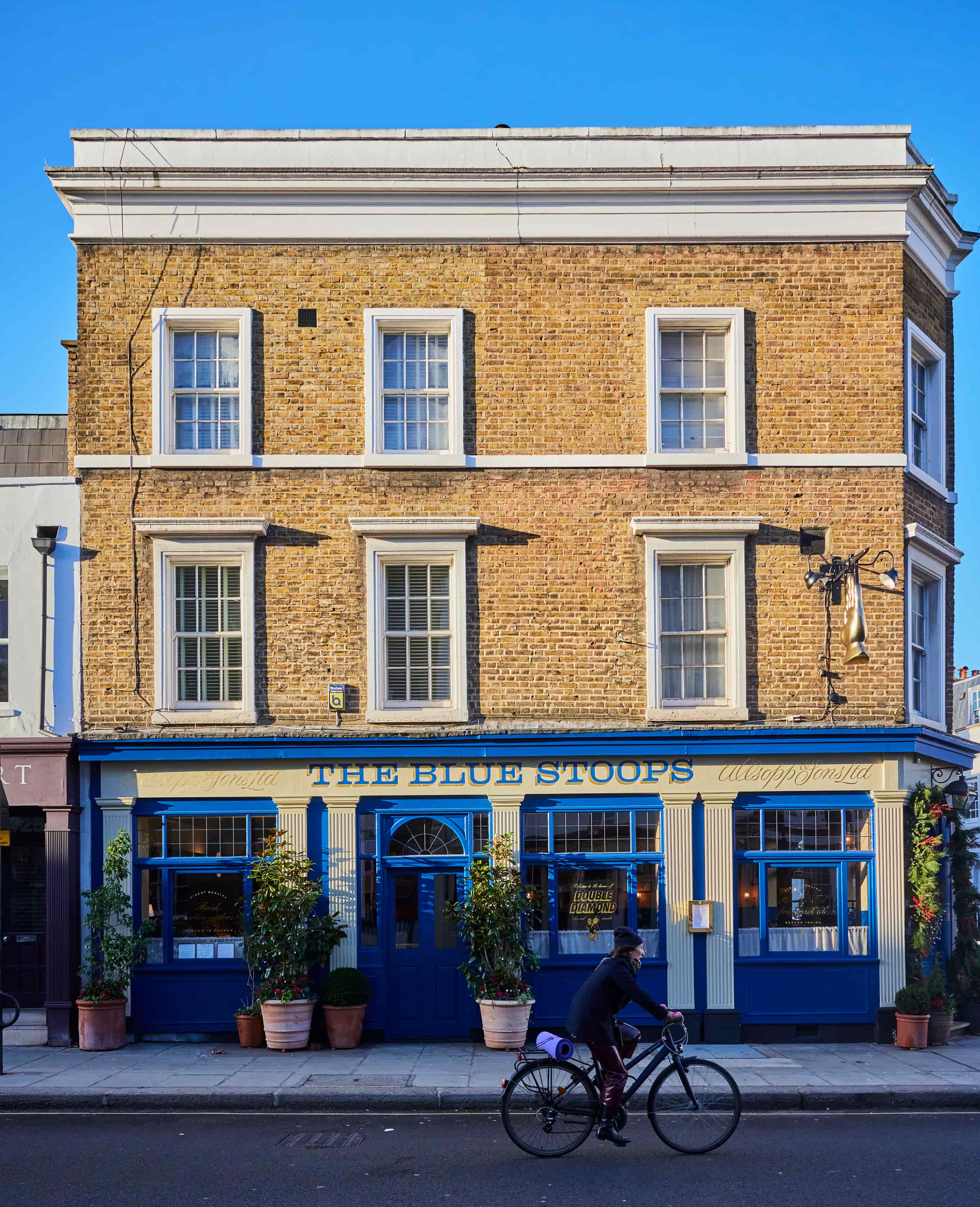 Front facade at The Blue Stoops, London