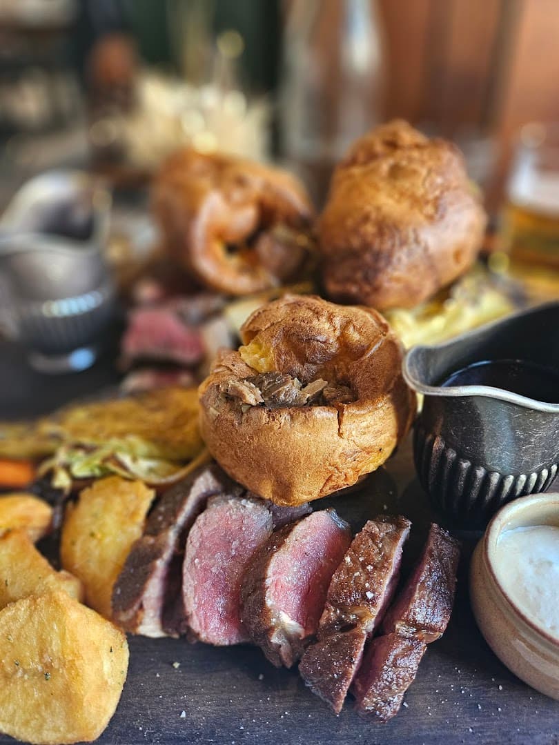 Sunday roast platter at The Harwood Arms, London