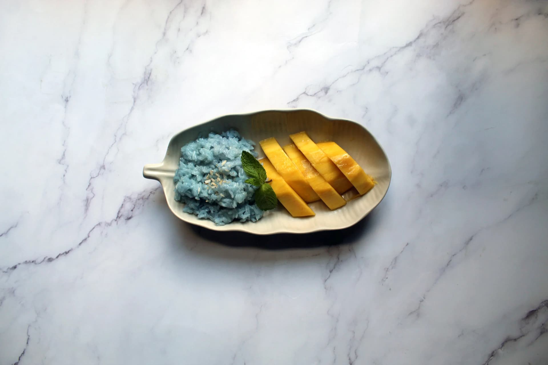 Mango sticky rice at Kin + Deum, London