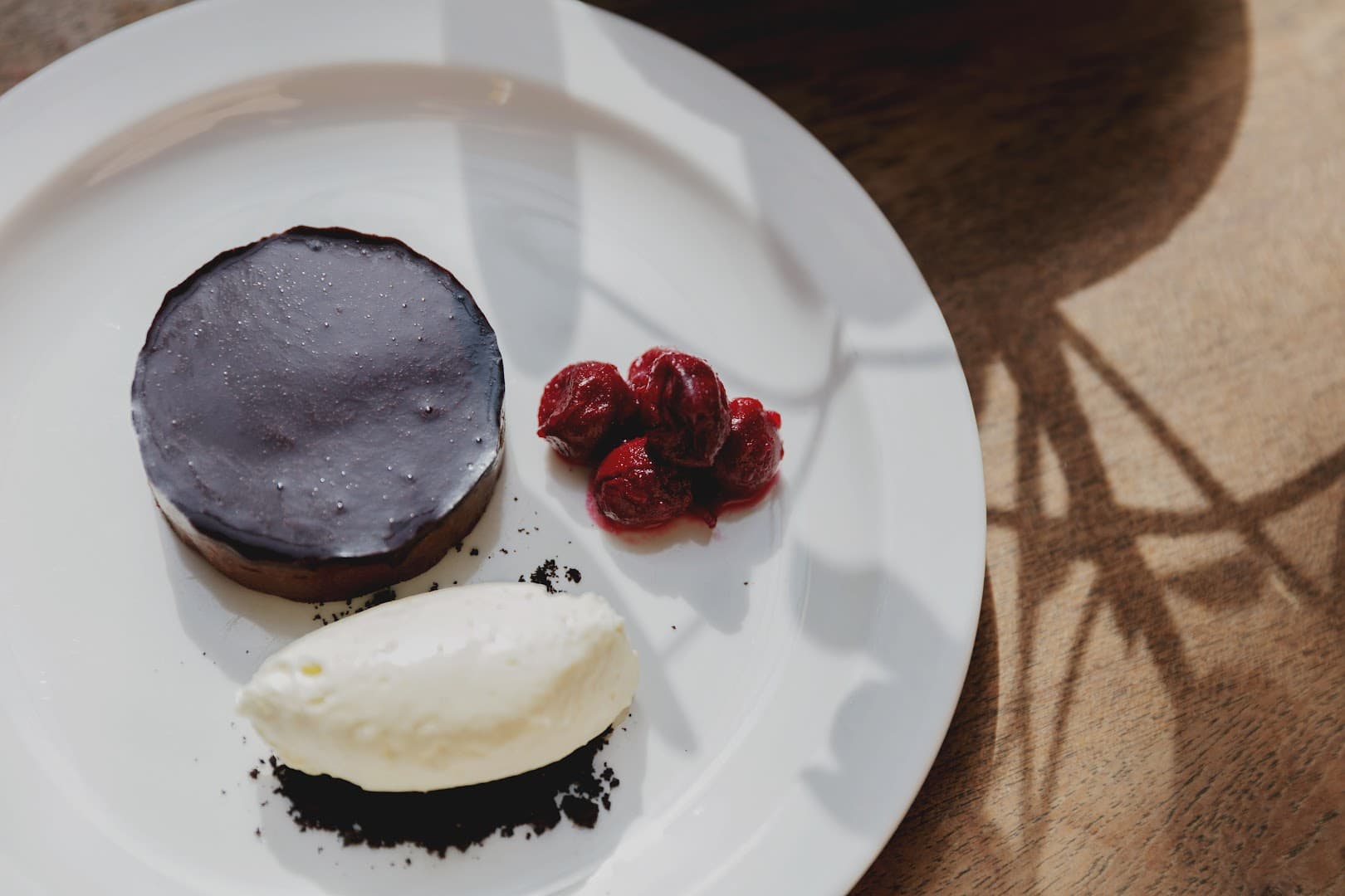 Dessert selection at Alice House Queen's Park, London