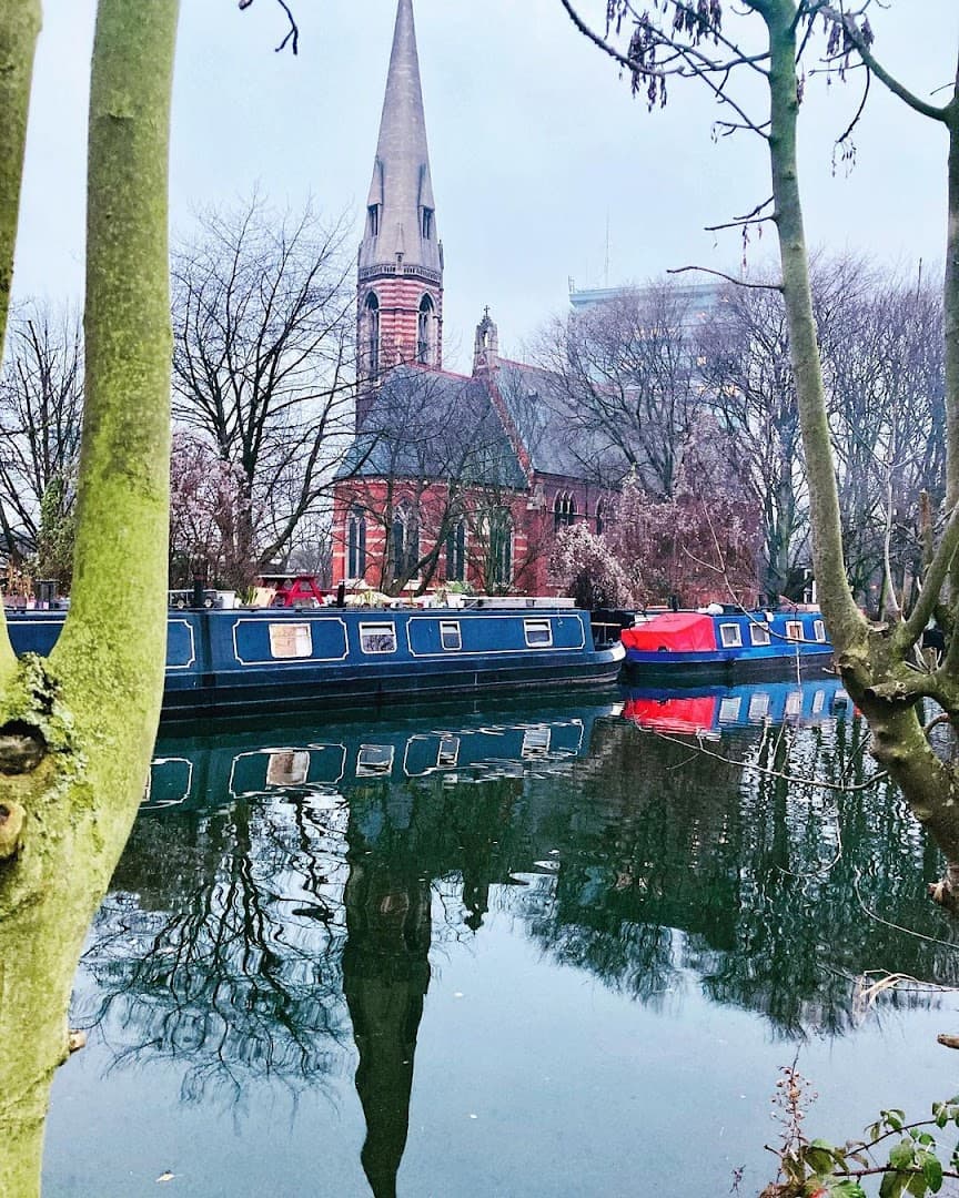 Canal-side view at The Waterway, London