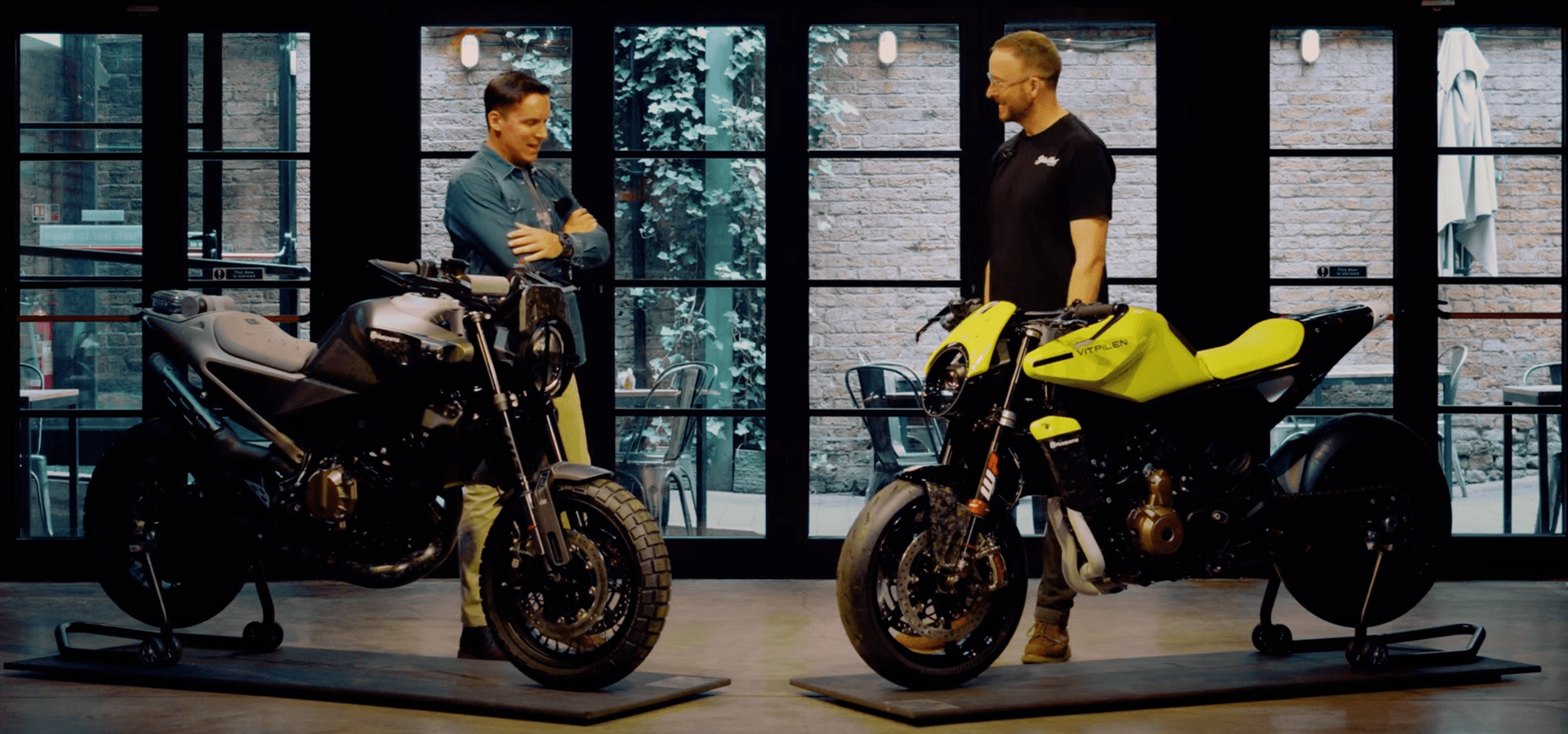Motorcycle showroom at Bike Shed Moto Co., London