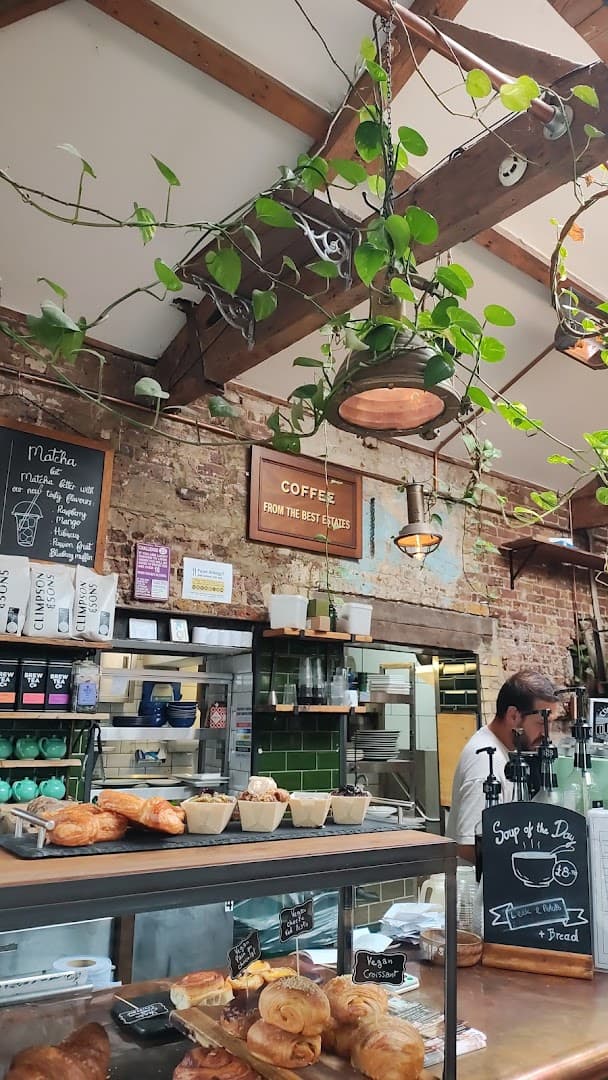 Counter service area at Tram Store, London