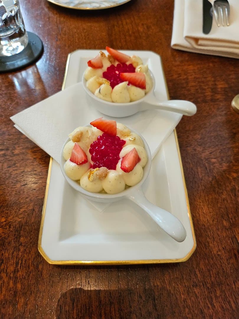 Afternoon tea dessert at The Rosebery, London