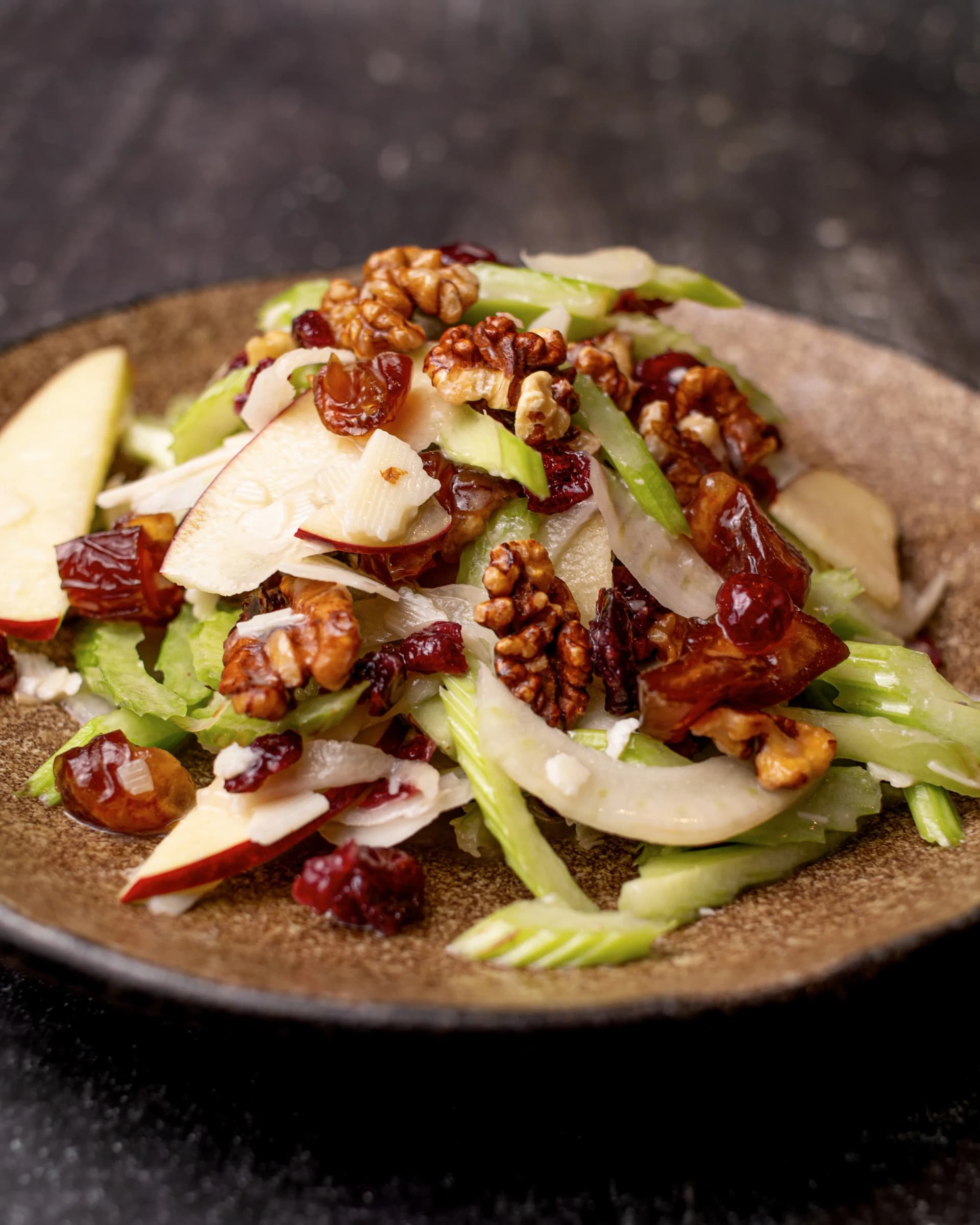 Apple walnut celery salad at Greenberry Café, London