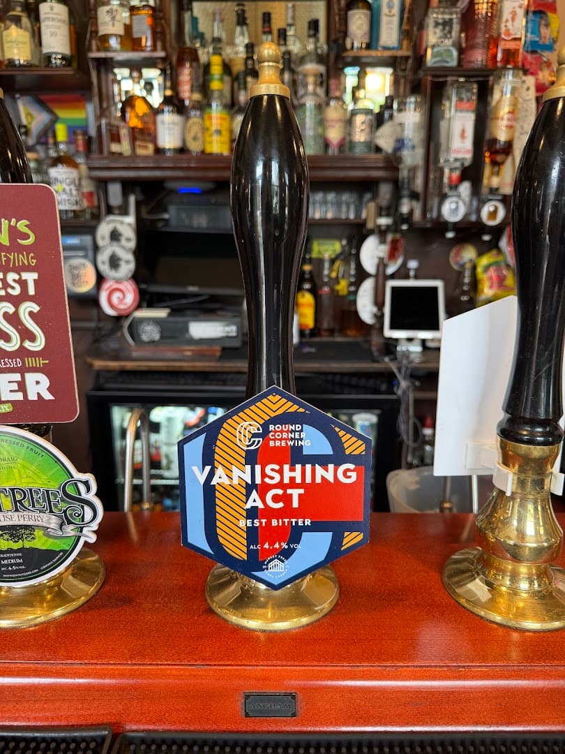 Bar area beer taps at Chesham Arms, London