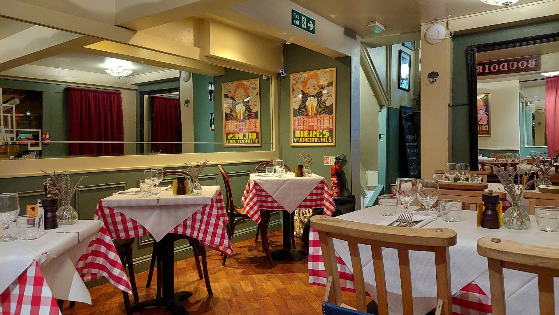 Main dining room at La Bouffe, London