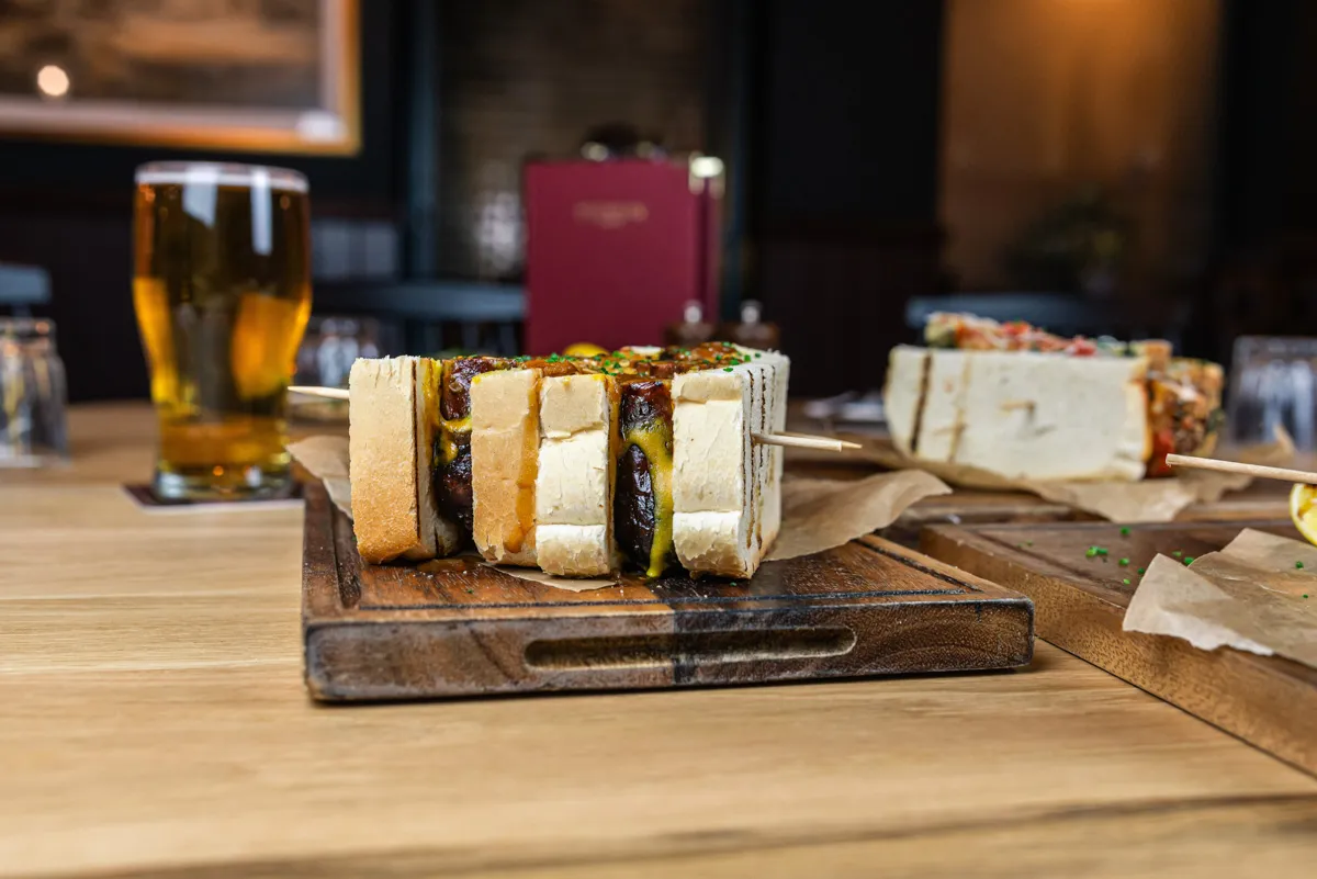 Chorizo and date skewers at The Wren Tavern, London