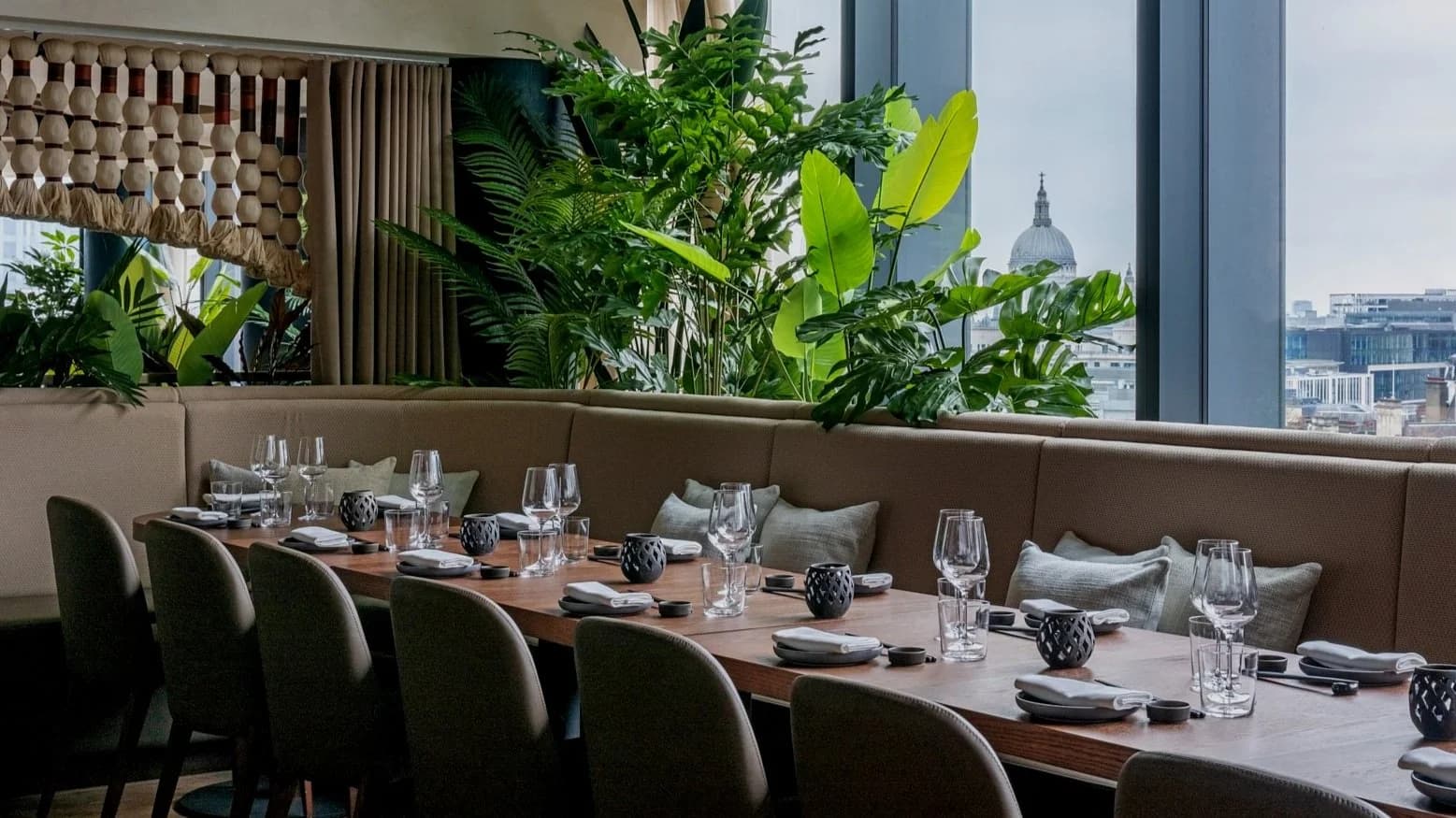 Private dining room at Los Mochis London City, London