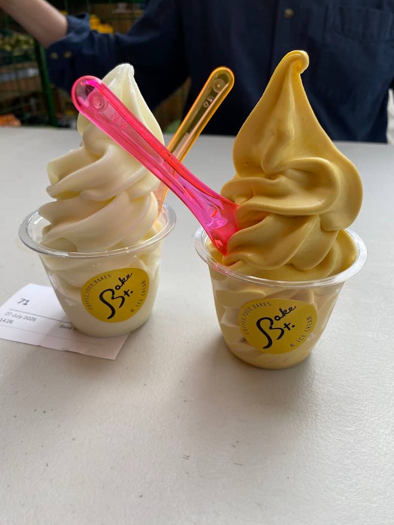 Soft serve ice cream at Bake Street, London