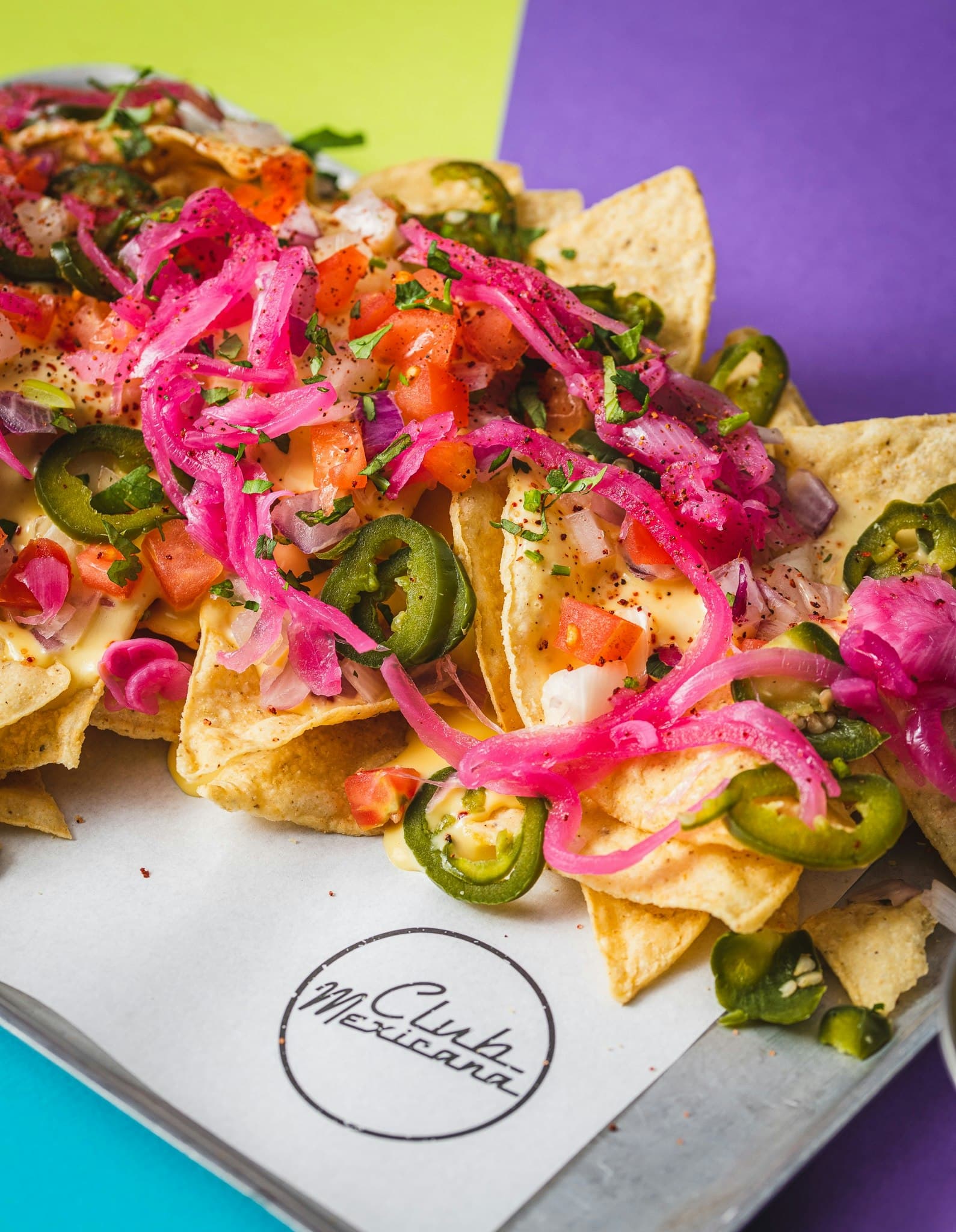 Loaded nachos at Club Mexicana, Soho, London