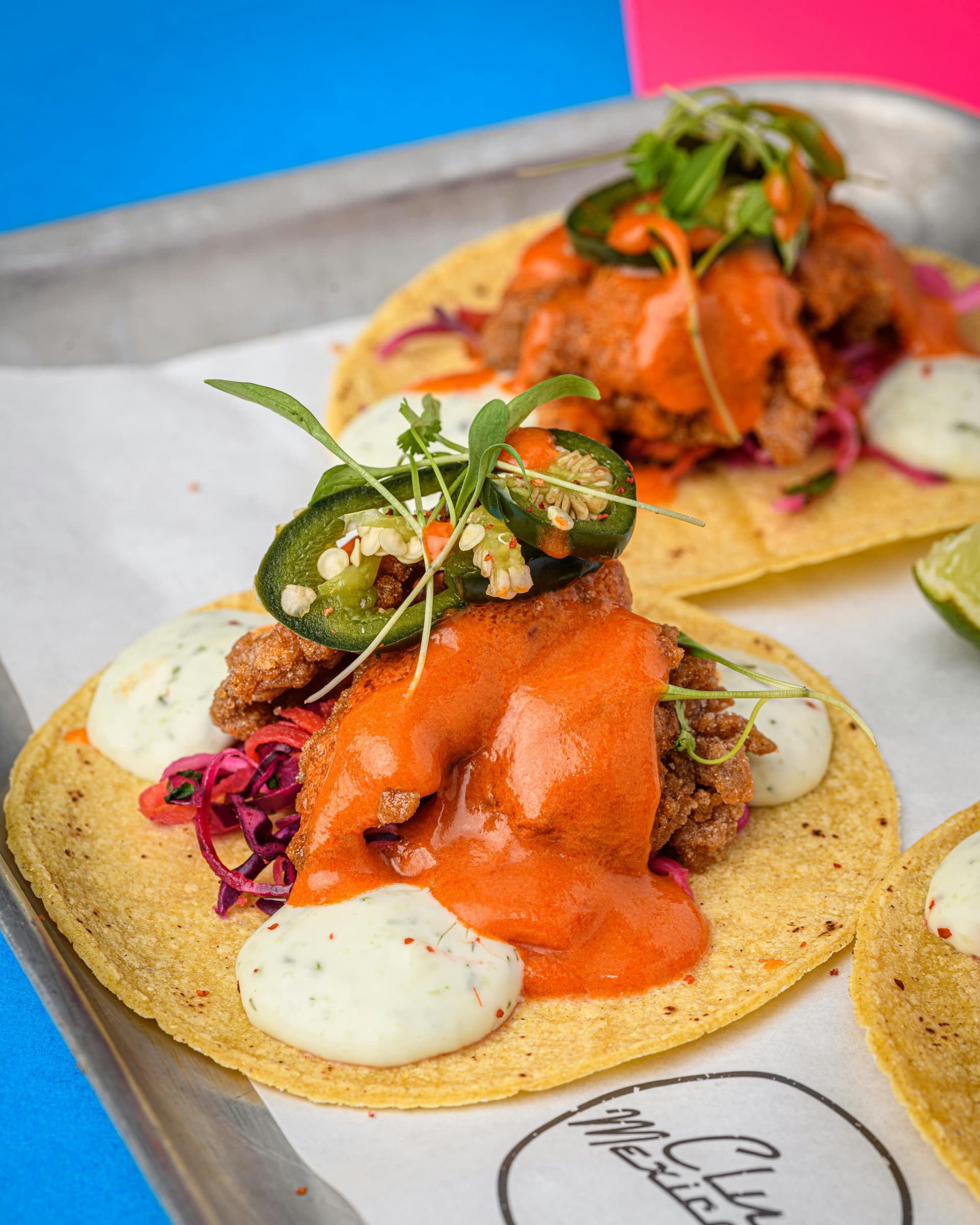 Vegan tacos at Club Mexicana, Soho, London