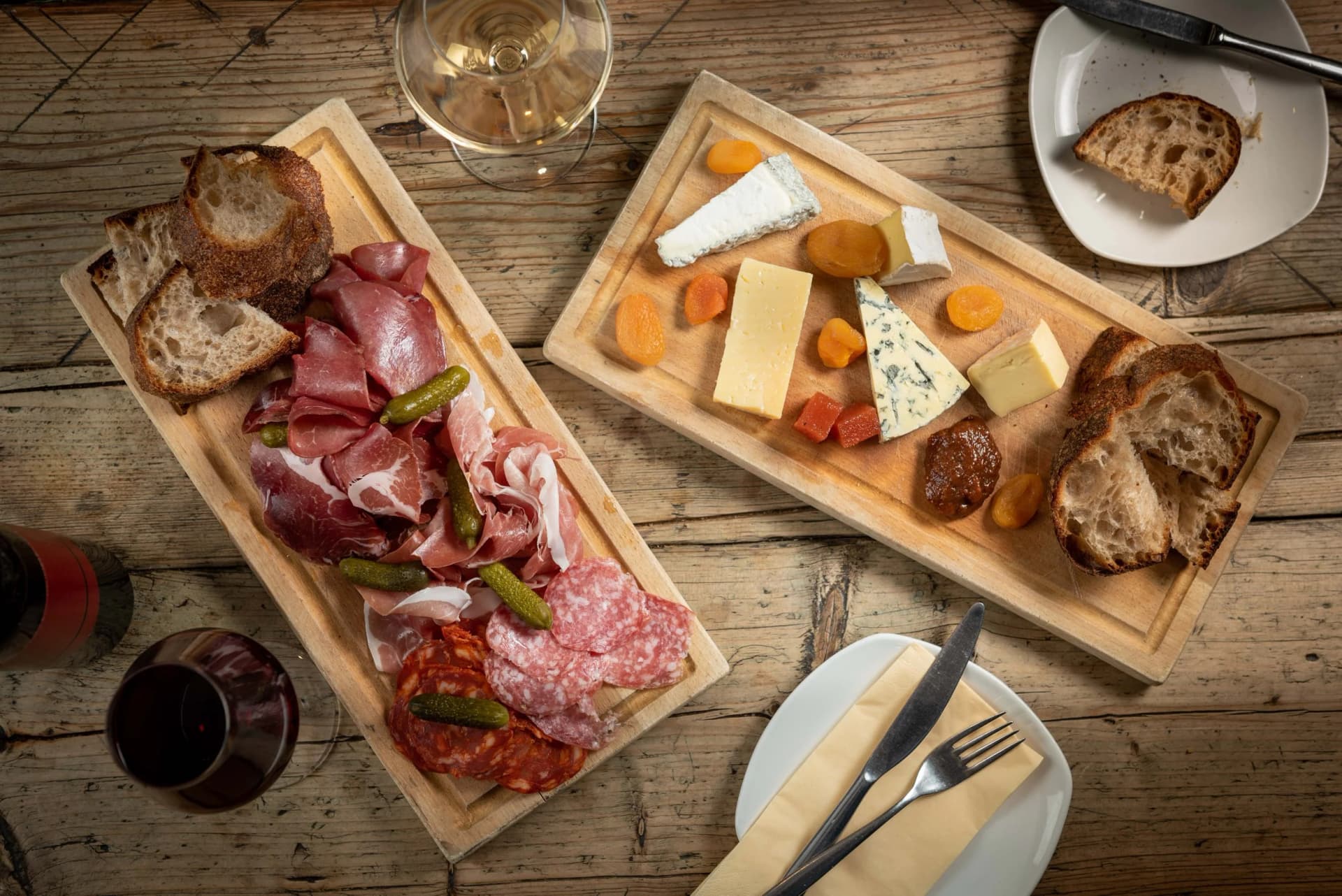 Charcuterie and cheese board platter at Humble Grape Islington - Wine Bar & Restaurant, London