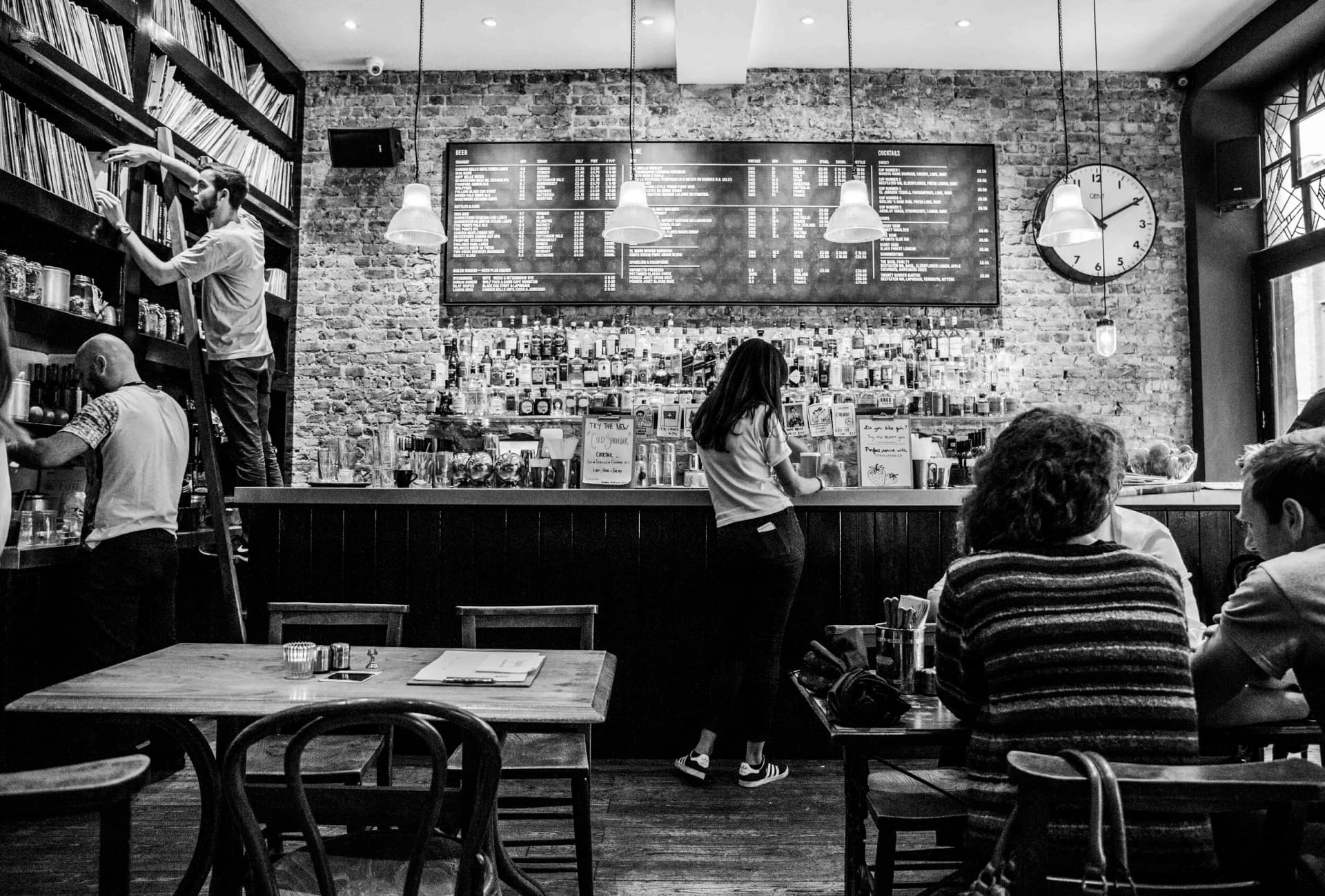 Bar area at The Gallery, London