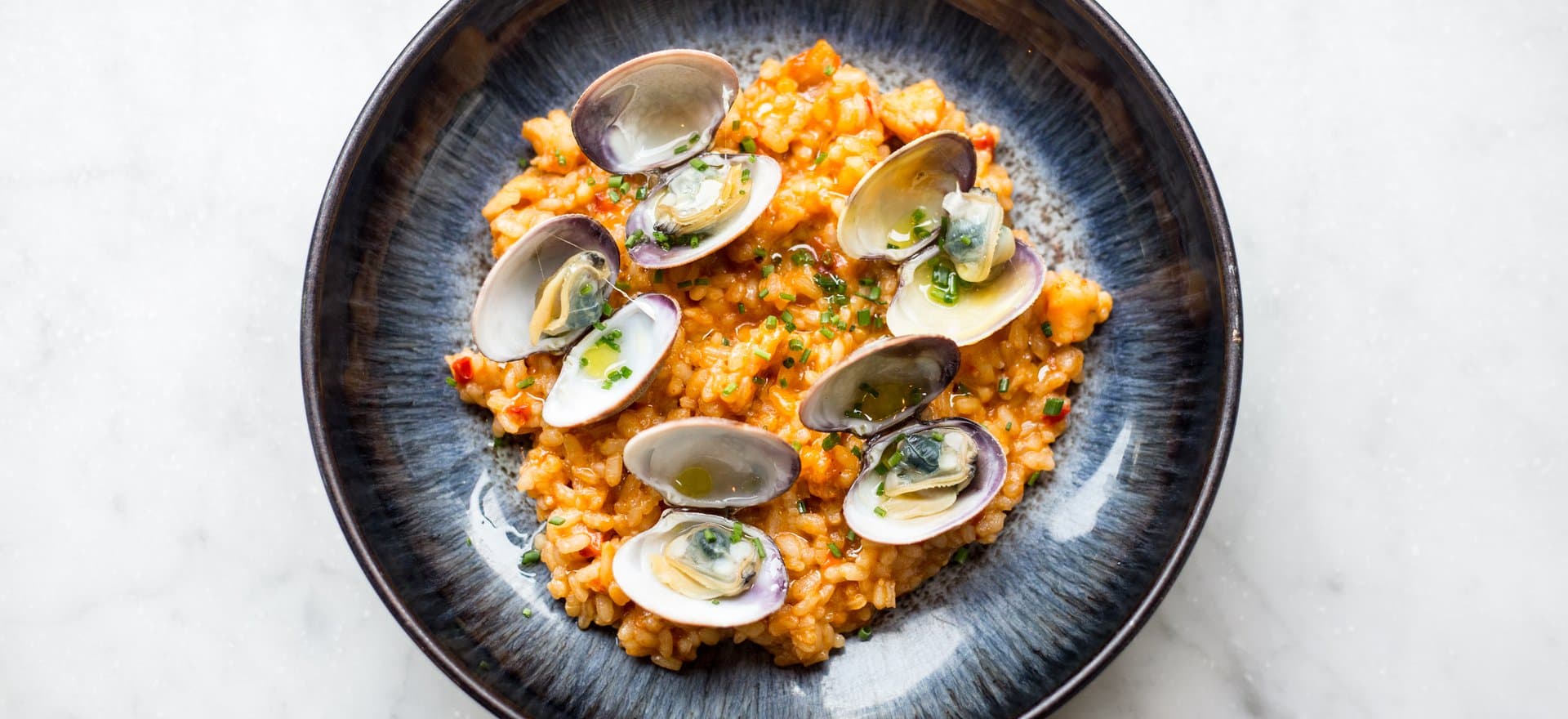 Clam risotto at José, London