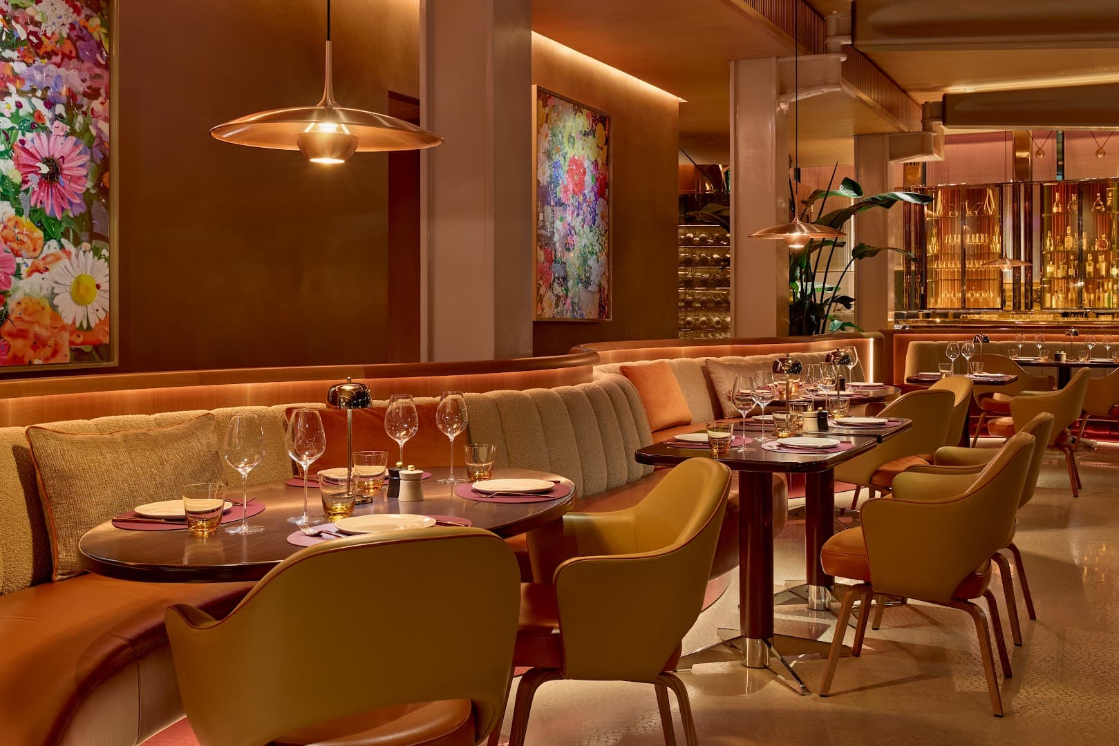 Main dining room at abc kitchens, London