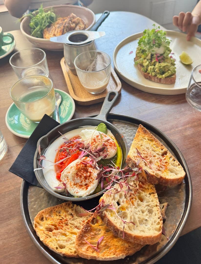 Brunch spread at Abuelo, London