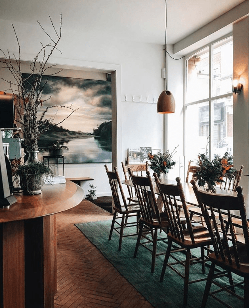 Elegant dining room at Abuelo, London