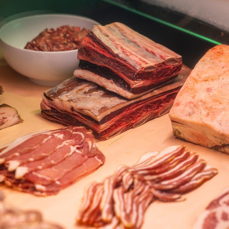 Charcuterie selection at Tuck Shop, London