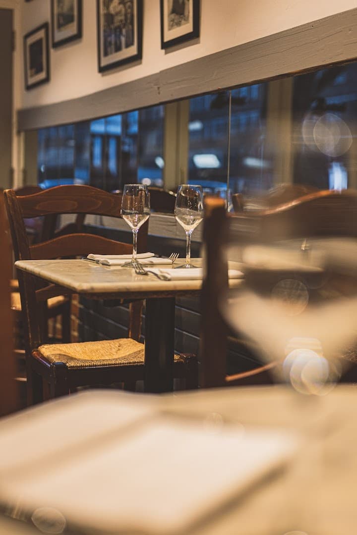 Intimate table setting at Bucci, London